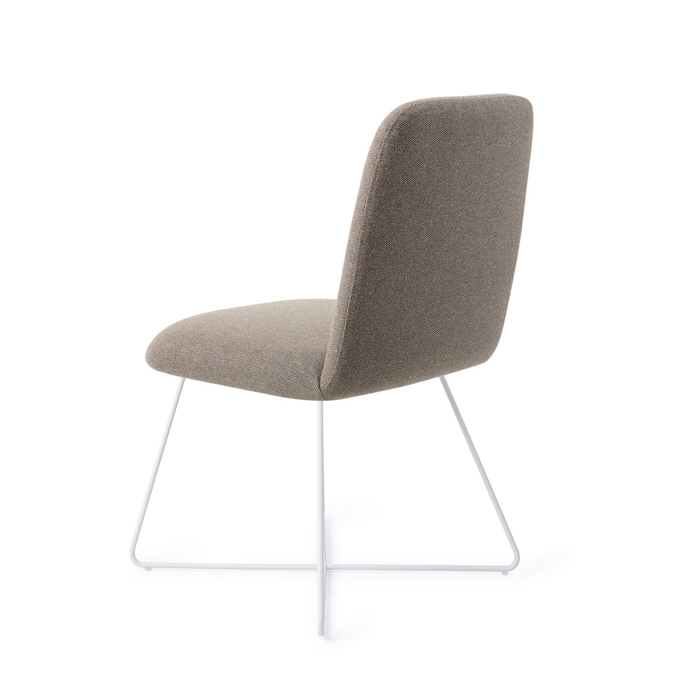 Jesper Home Esszimmerstuhl Taiwa Foggy-Fusion Cross Weiß