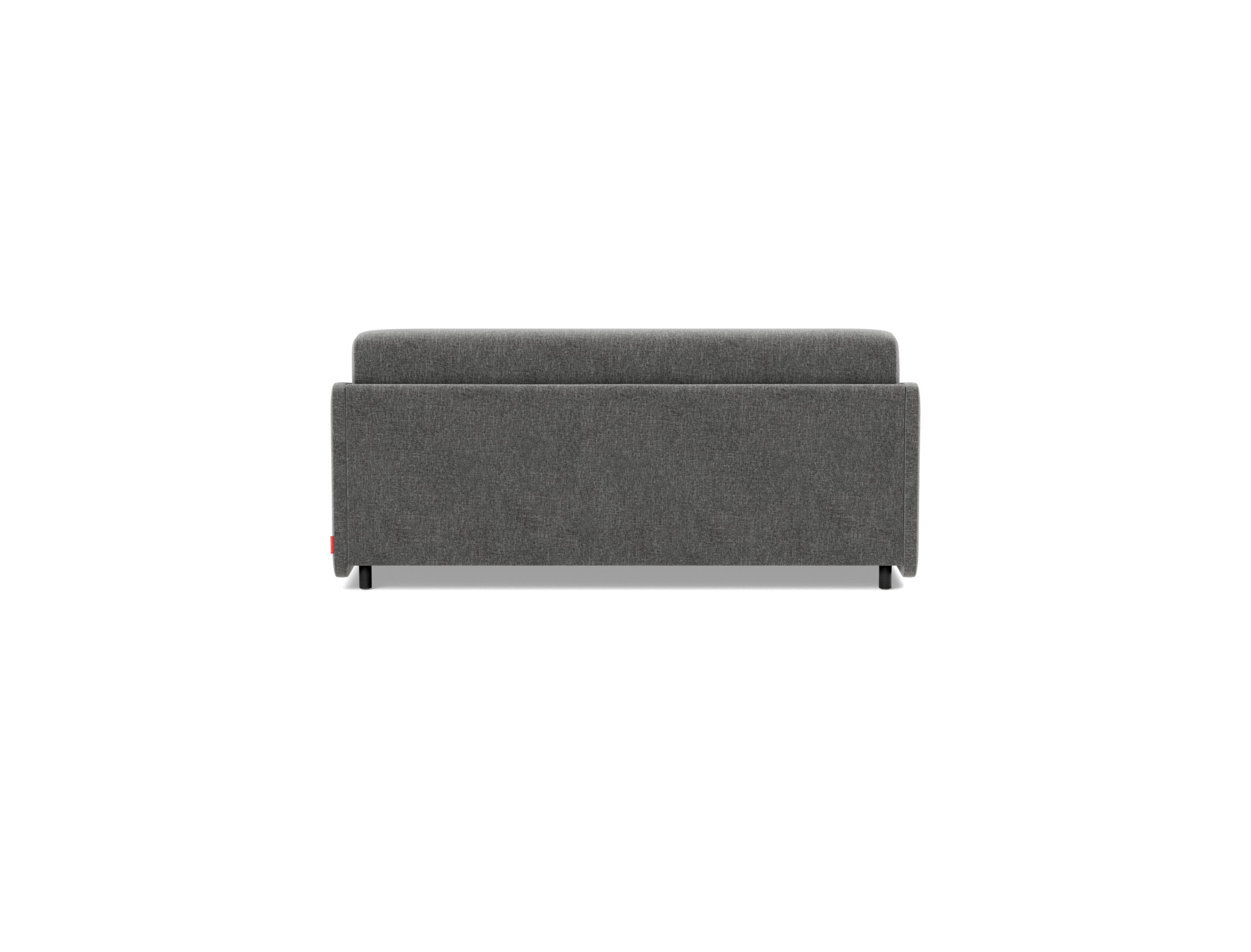 Schlafsofa Eivor mit Taschenfederkernmatratze 140 Strukturierter Stoff Twist 563-Charcoal