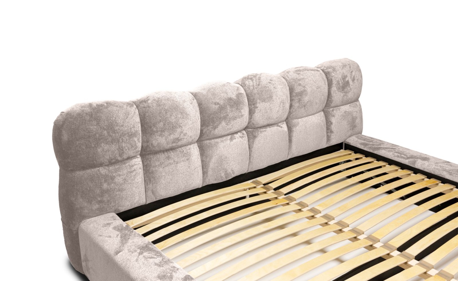 Polsterbett Vento-New Chenille 140x200 mit Holzrahmen Tender Way 04