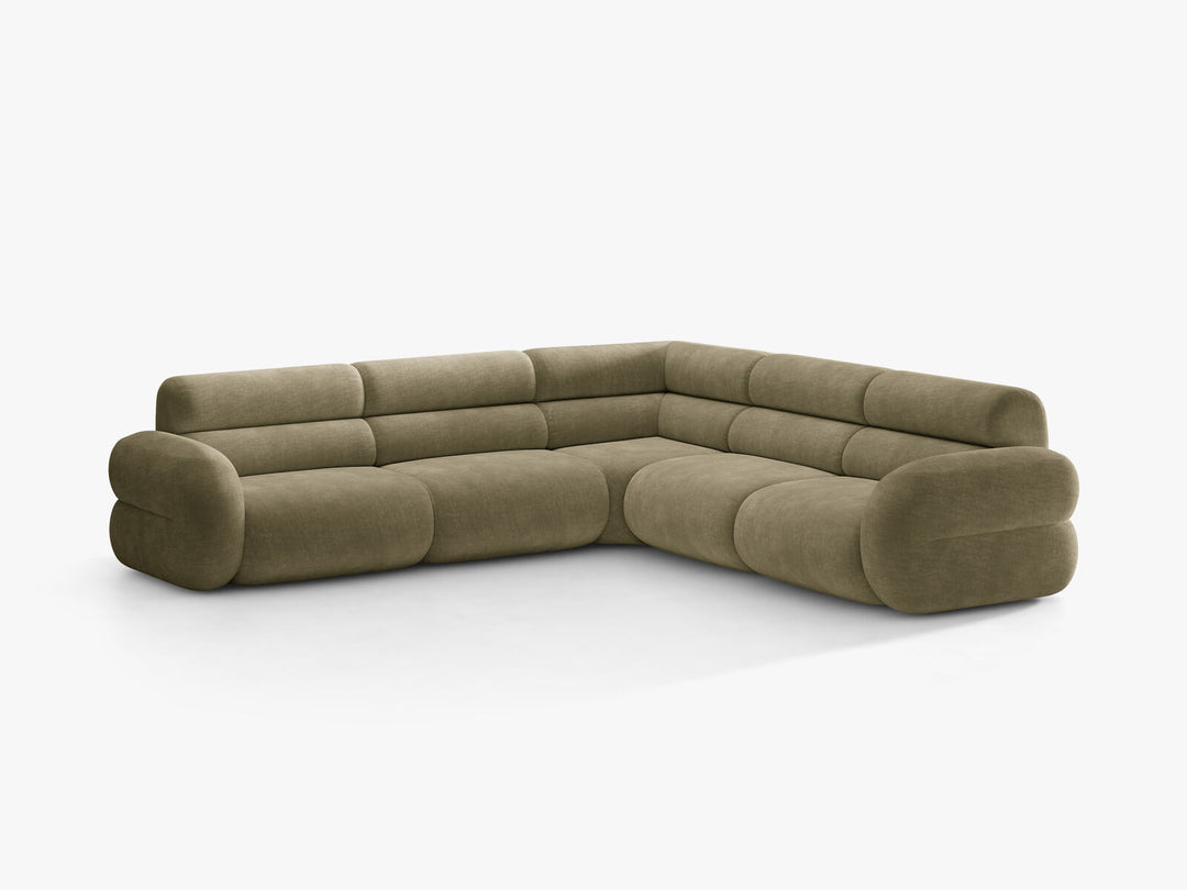 Micadoni Neo Modulares symmetrisches Ecksofa Chenille Golden Hellolive