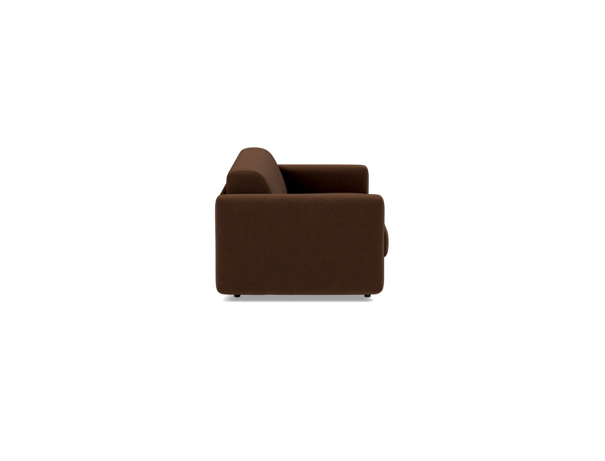 Schlafsofa Killian mit Memory-Matratze 160 Strukturierter Stoff Taura 359-Cappuccino
