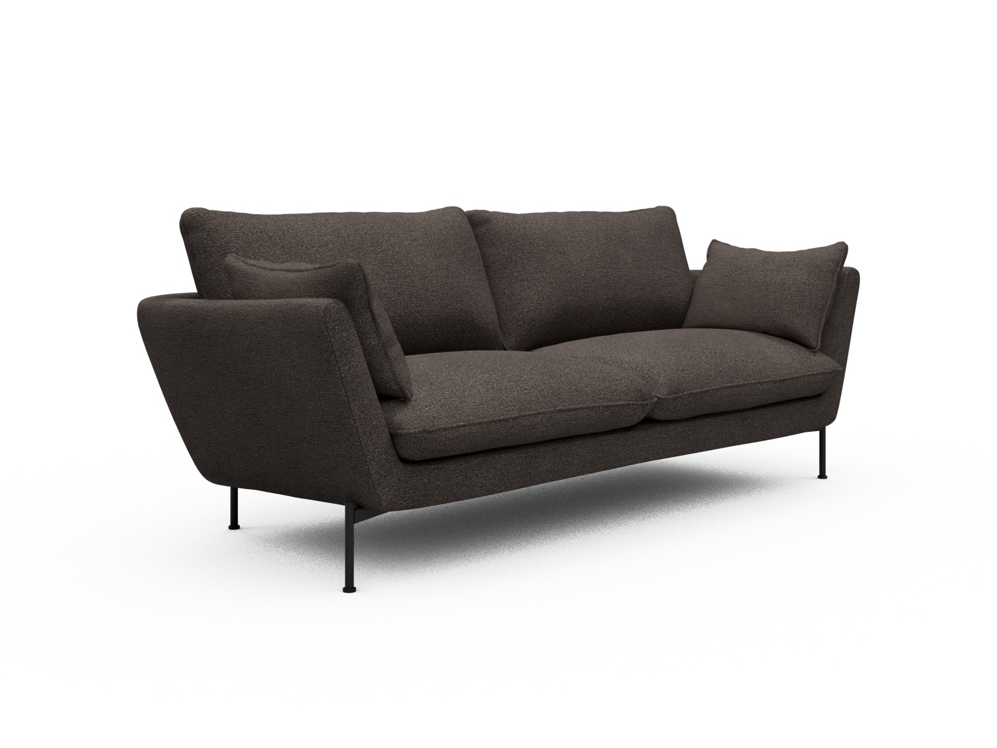 Skandi Home Sofa Anton 3-Sitzer Boucle-Taupe moebelfaktor