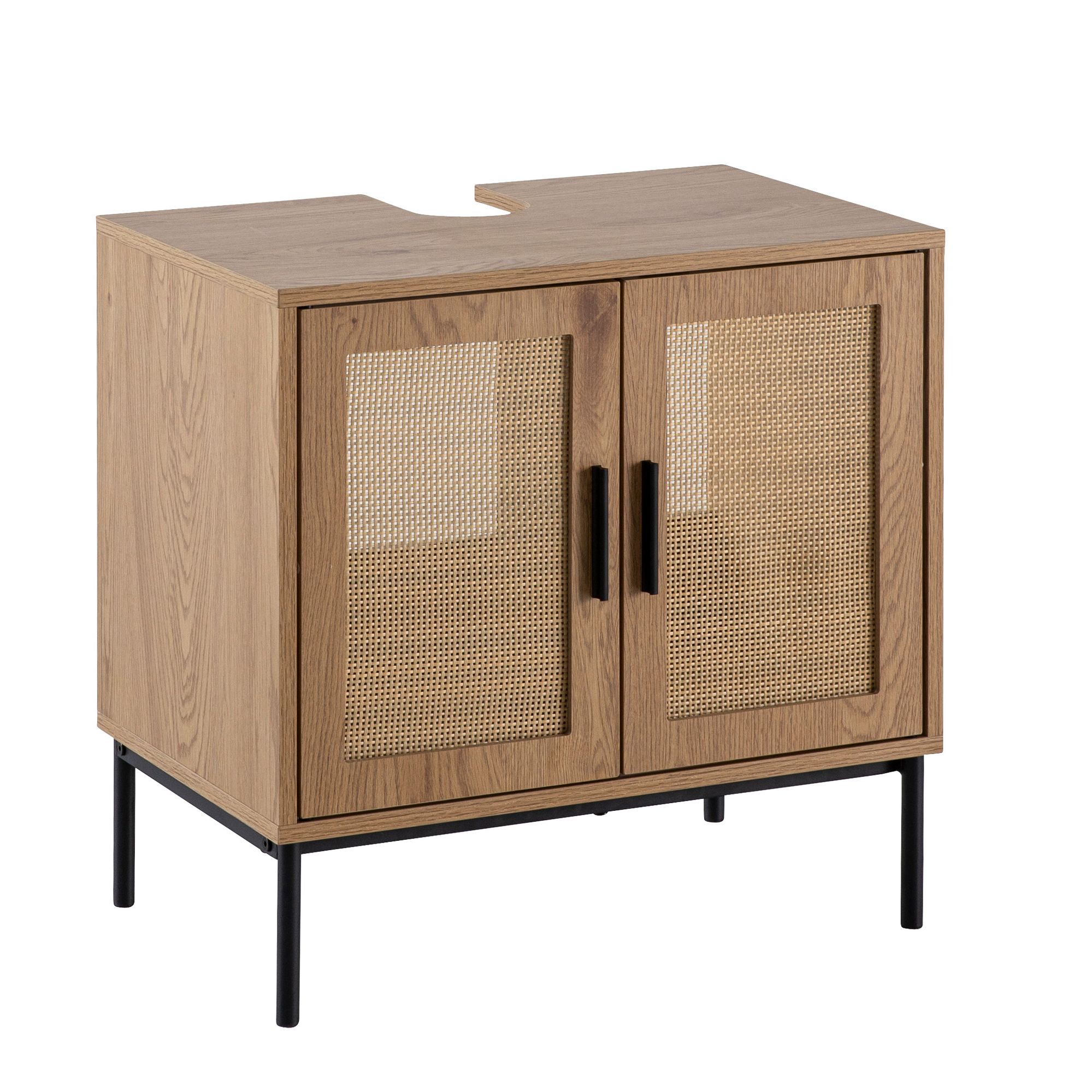 Waschbeckenschrank Enebakk Braun 60 × 40 × 60 cm