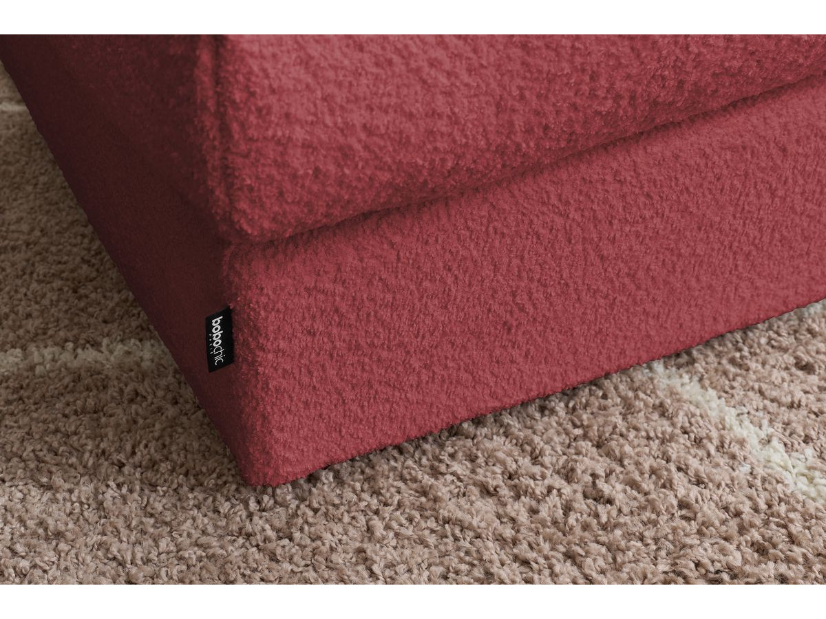 Bobochic Paris Wohnlandschaft Bouclé-Stoff Rot