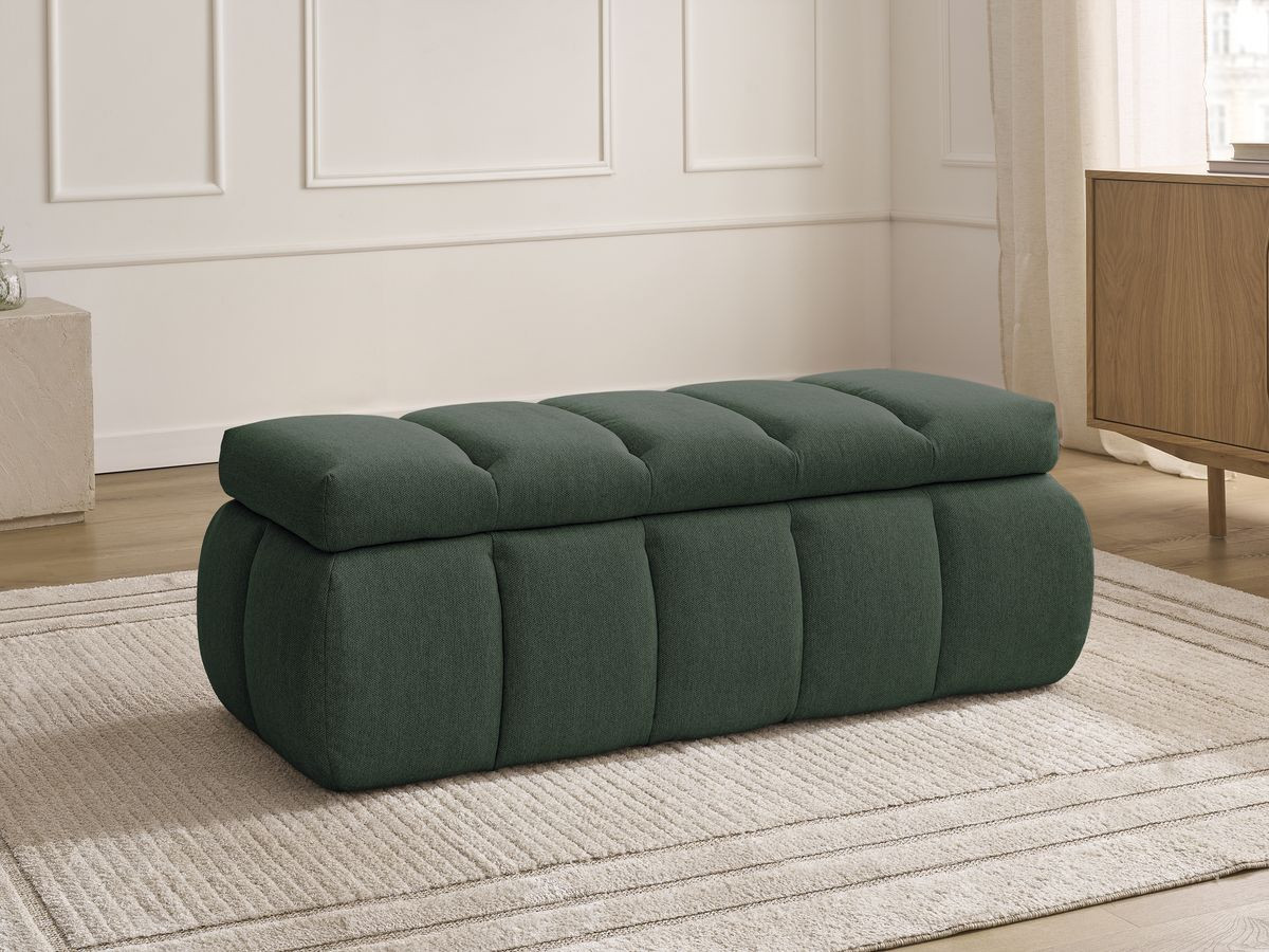 Bobochic Denali Bettbank 144 × 54 cm Stoff Grün