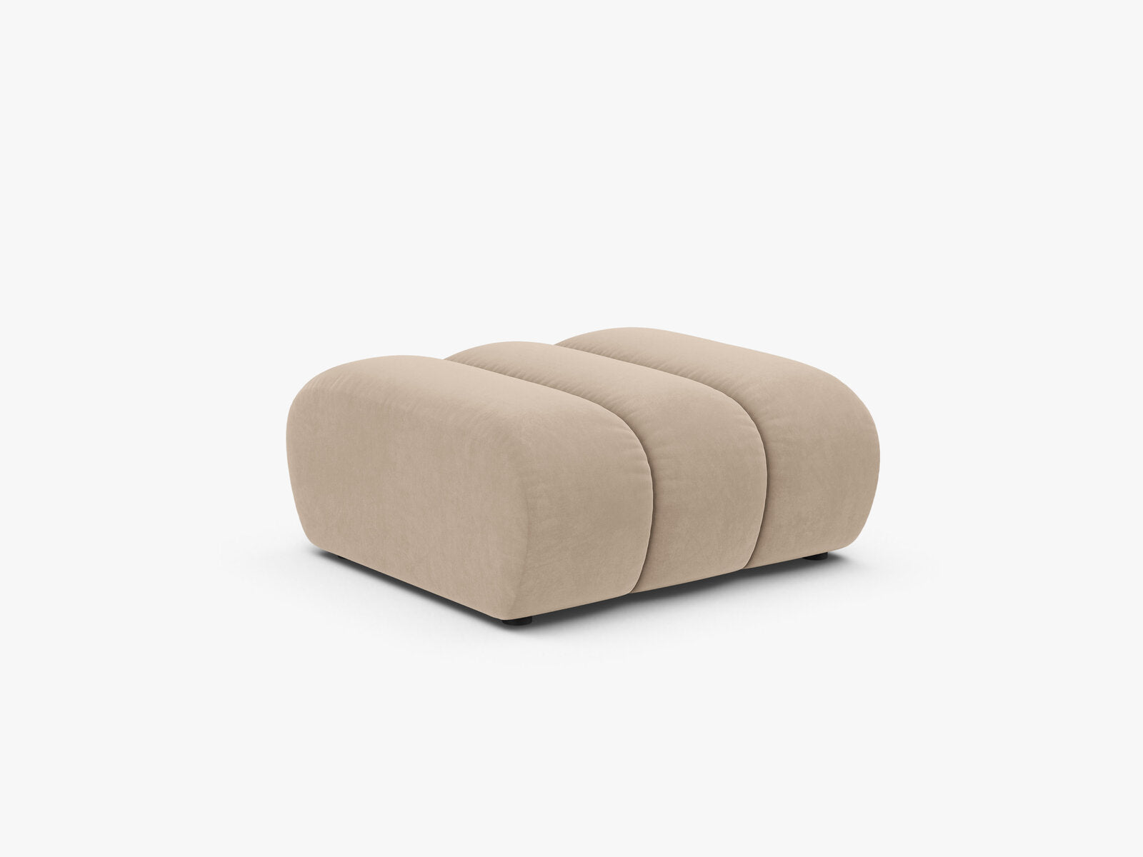 Micadoni Hocker Lupine Samt Venus Beige
