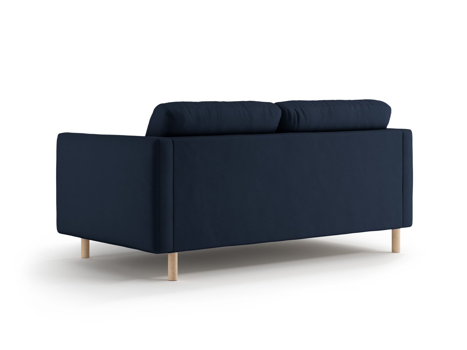 Micadoni Sofa Eden 2-Sitzer Samt Dunkelblau