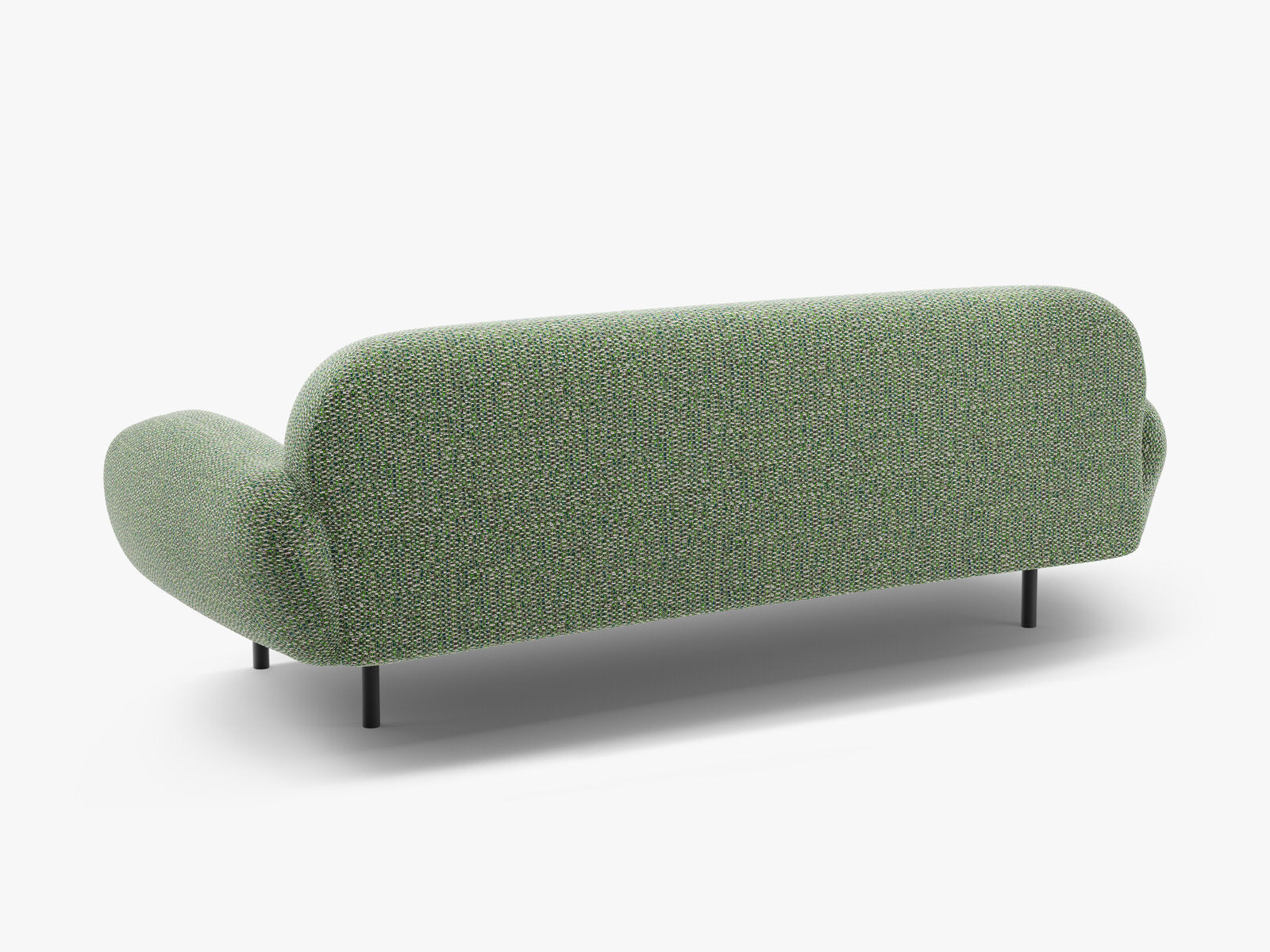 Micadoni Sofa Poppy 3-Sitzer Chenille Silencio Grün