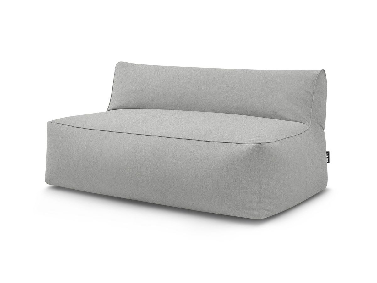 Bobochic Riviera Sofamodul 2-Sitzer Stoff Hellgrau