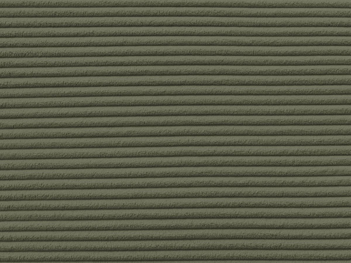 Bobochic Leopold Sofa 3-Sitzer Cordsamt Hellgrün Armlehne rechts