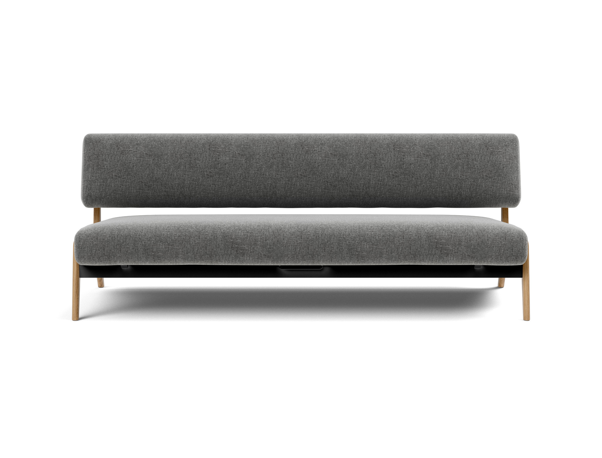 Tagesbett Nolis Strukturierter Stoff Twist 563-Charcoal