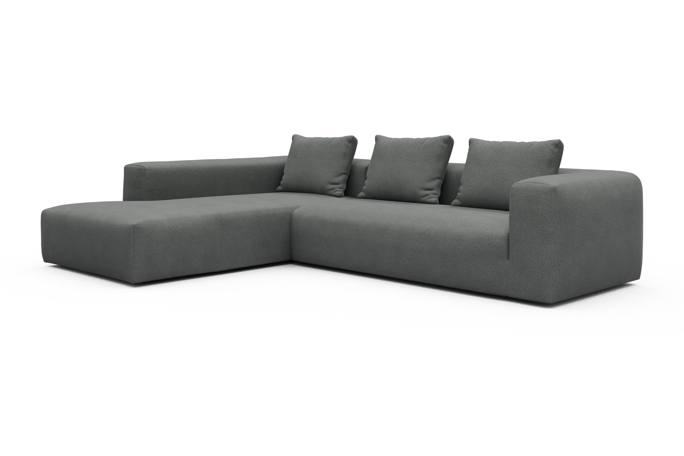 Ecksofa Fred Relax-Ecke links mit 2,5-Sitzer Satya-Steel
