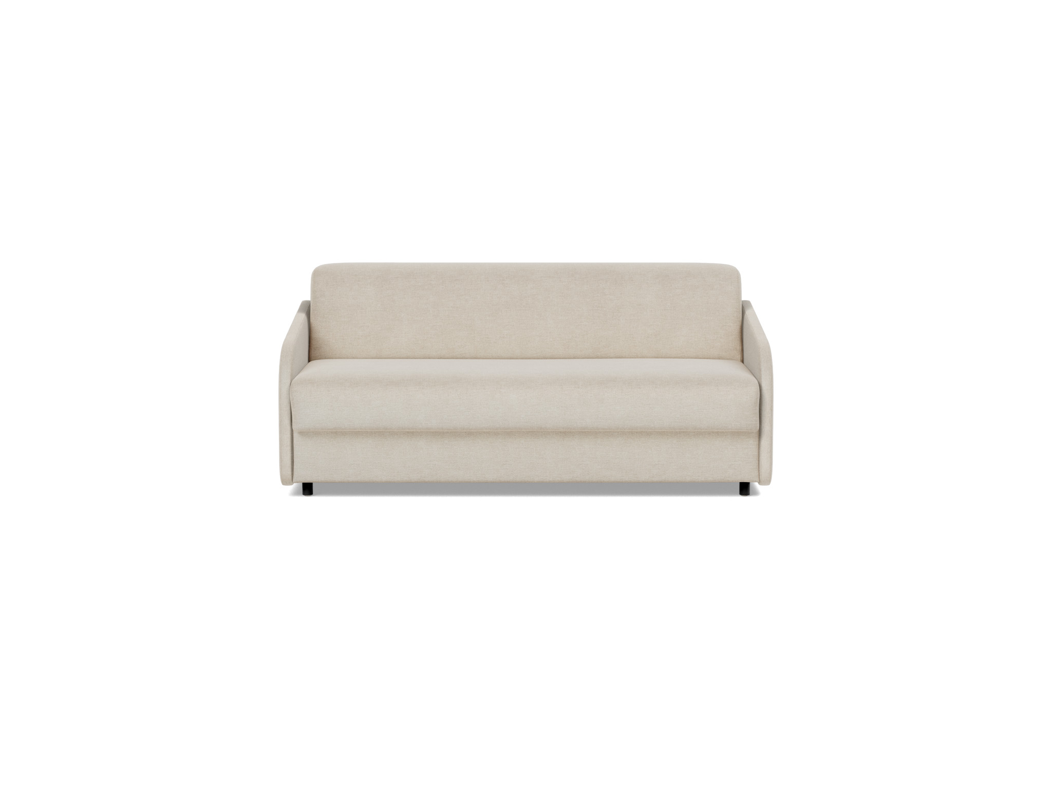 Schlafsofa Eivor mit Memory-Matratze 140 Flachgewebe Phobos 586-Latte