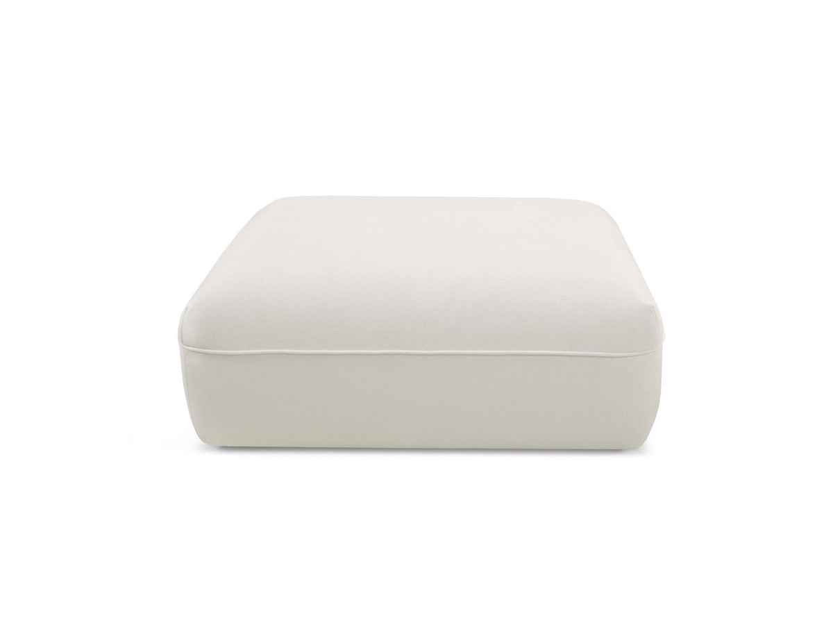 Bobochic Luigi Pouf Strukturstoff Weiß