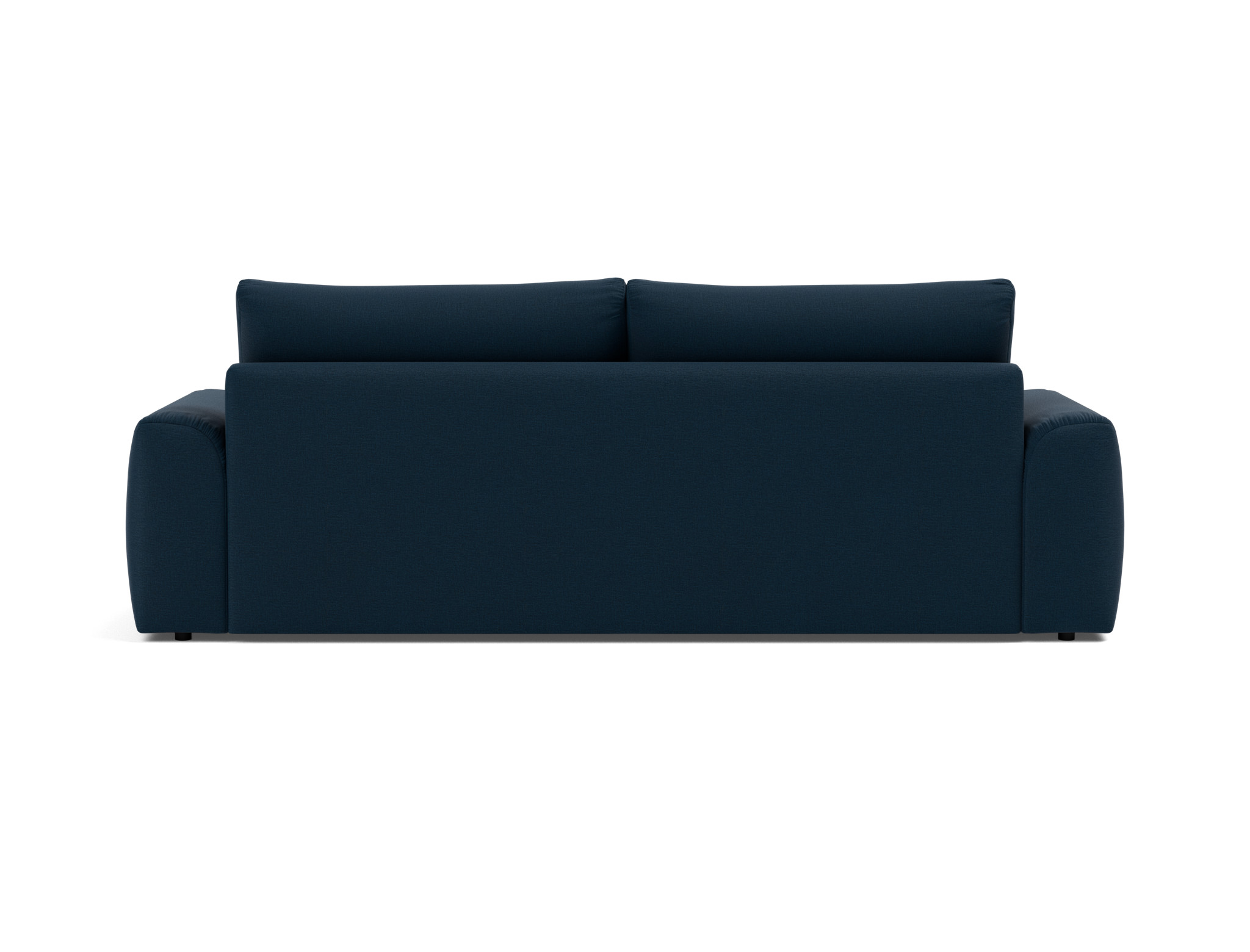 Schlafsofa Norum mit Chunky-Armlehnen Flachgewebe Mixed Dance 528-Blue