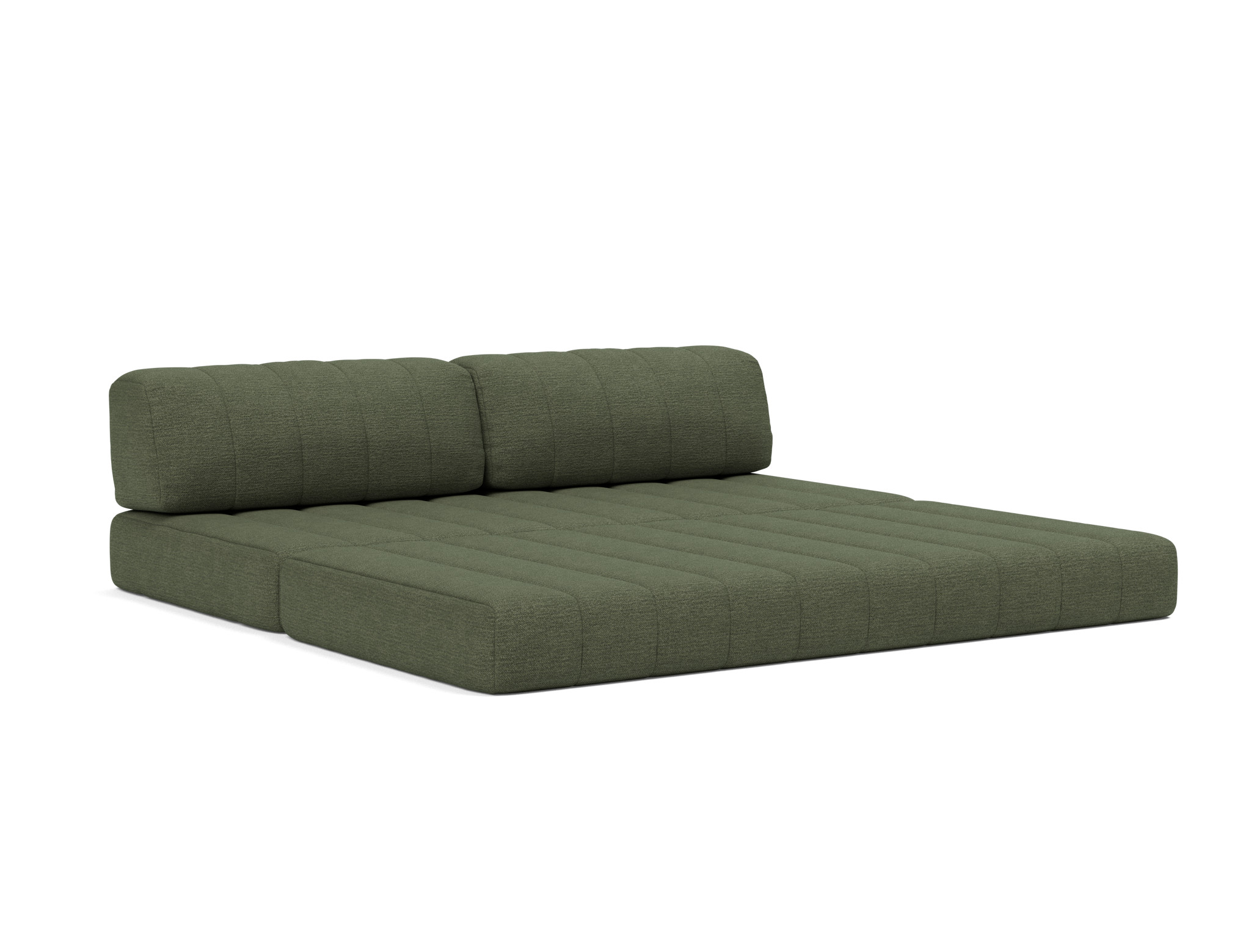Schlafsofa CozyPad Strukturierter Stoff Taura 353-Forest