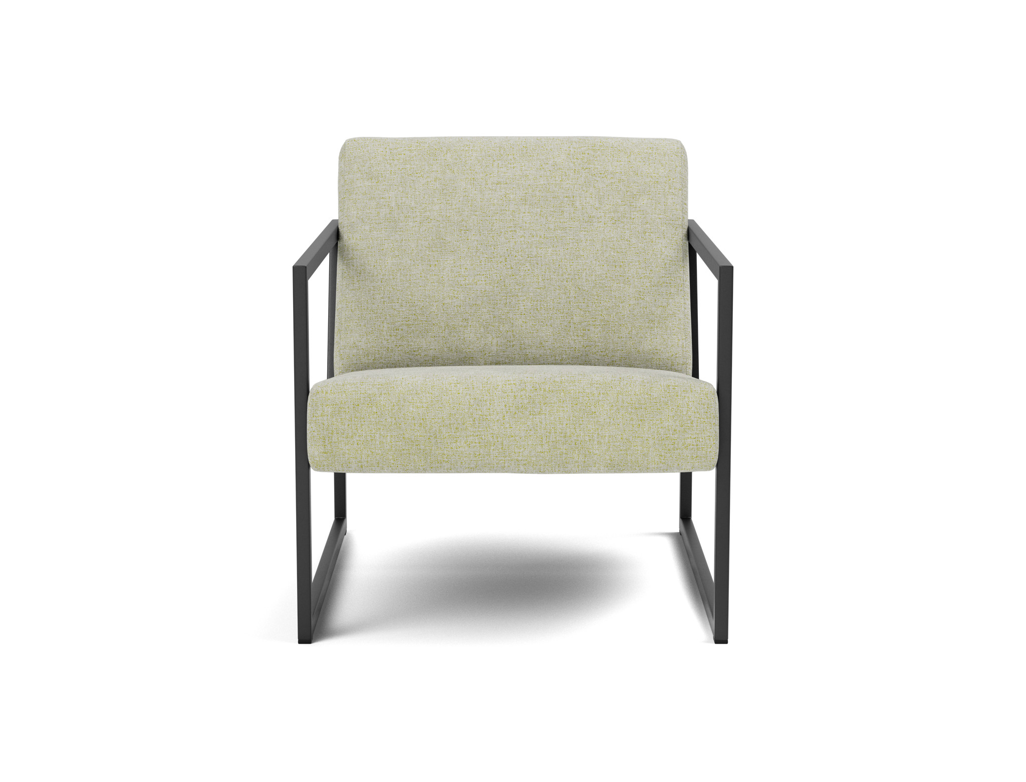 Sessel Vikko mit Armlehnen Flachgewebe Avella 280-Sand