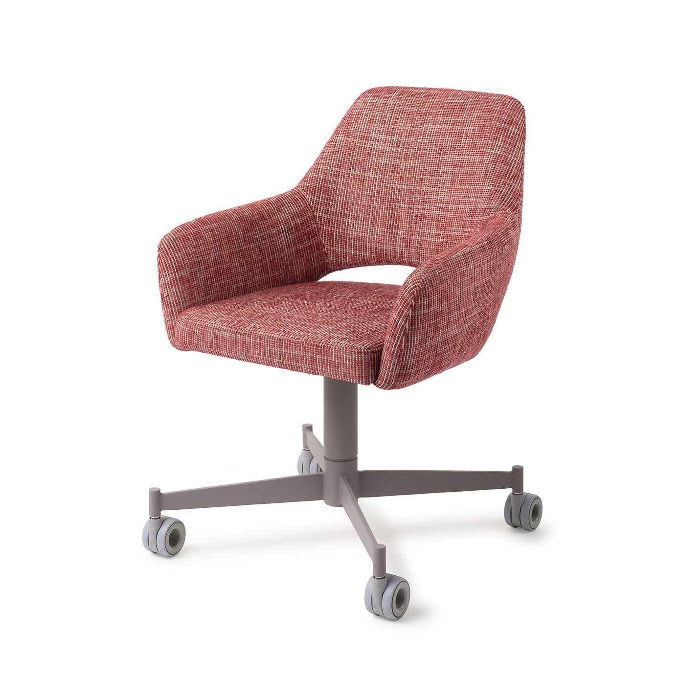 Jesper Home Esszimmerstuhl Yanai Berry Bars Caster Grau
