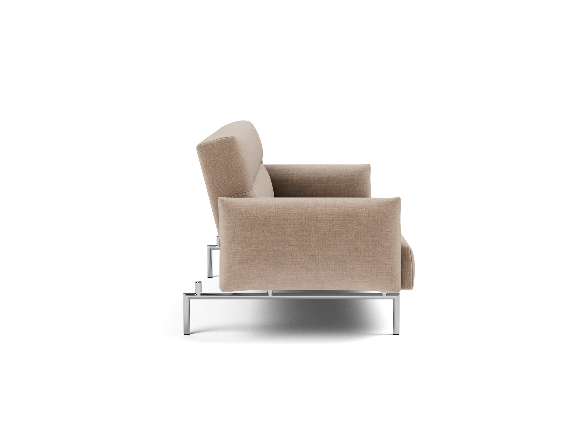 Schlafsofa Jillis mit Armlehnen Chenille Esina 417-Mocha
