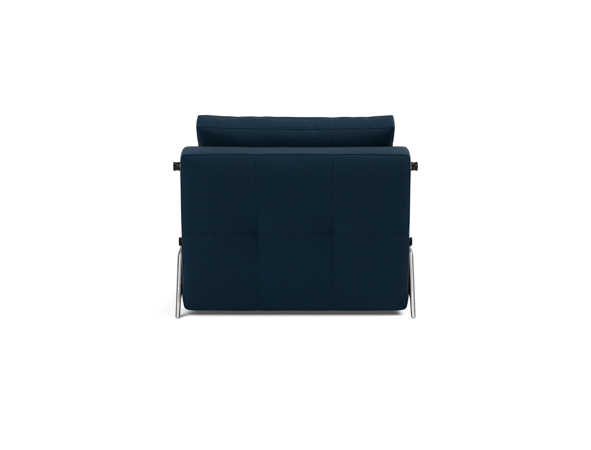 Schlafsessel Cubed 90 Flachgewebe Mixed Dance 528-Blue Beine Aluminium