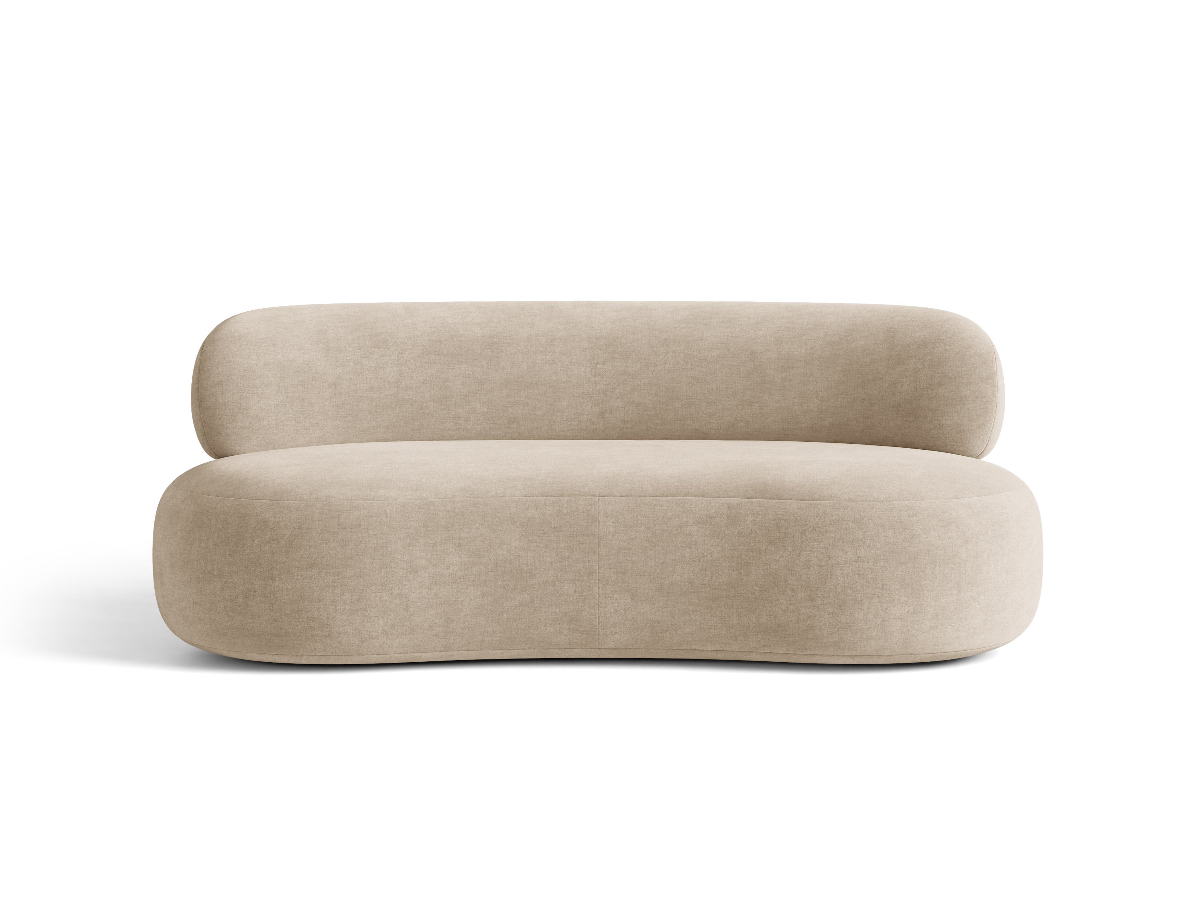 Micadoni Aura Sofa 3-Sitzer Chenille Golden Dunkelbeige