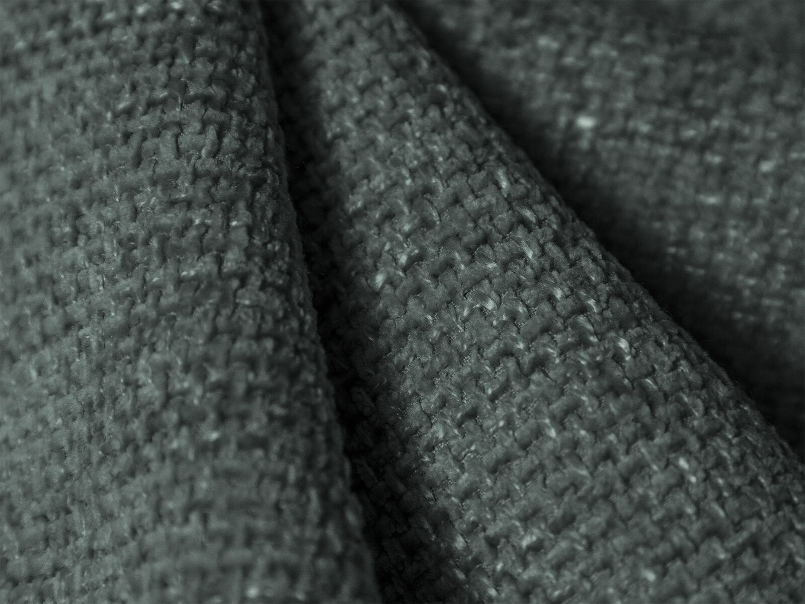Micadoni Sofa Miley 4-Sitzer Rechts Chenille Haga Petrol