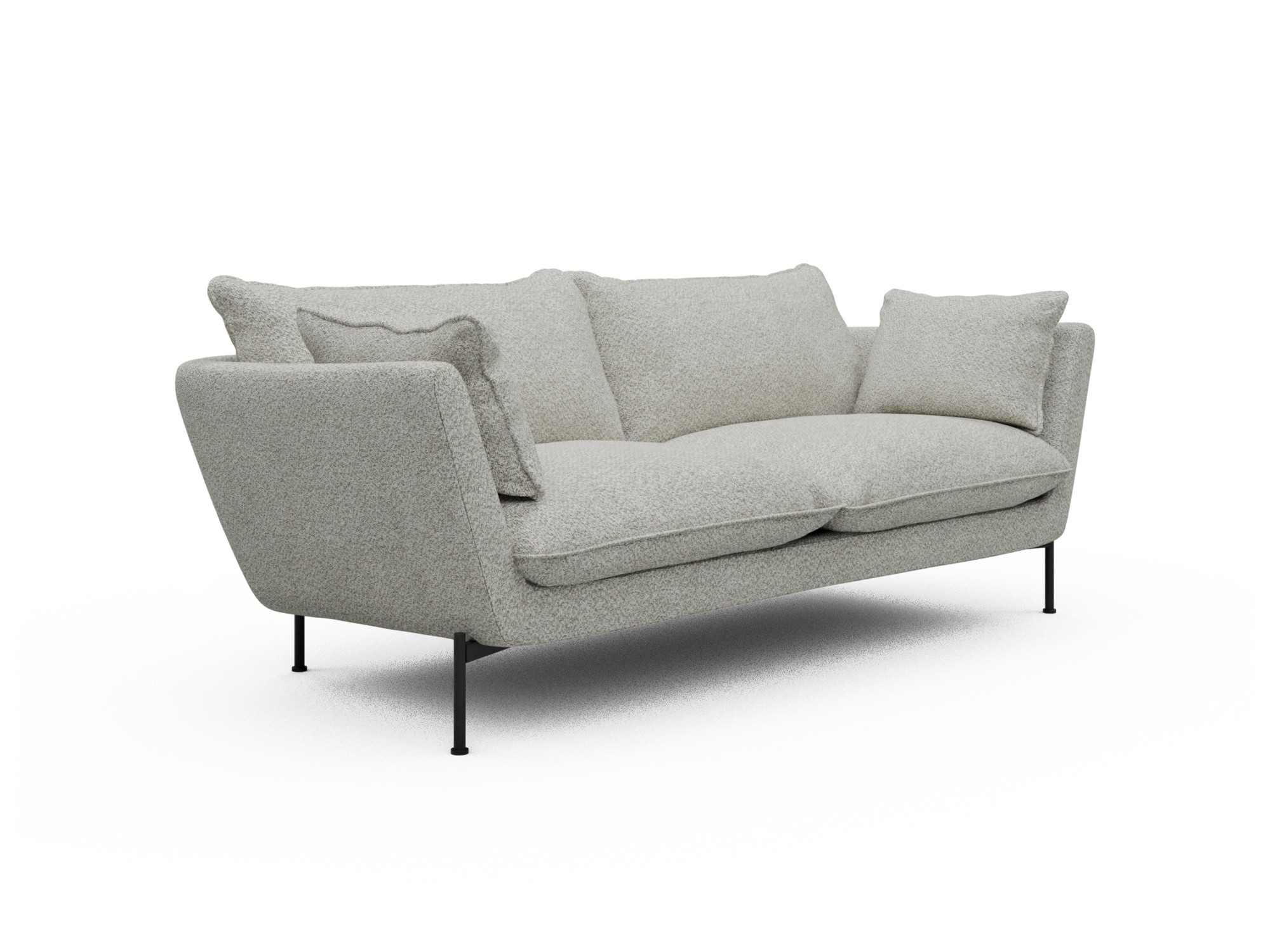 Skandi Home Sofa Anton Soft 2-Sitzer Vanora-Warm-Sand moebelfaktor
