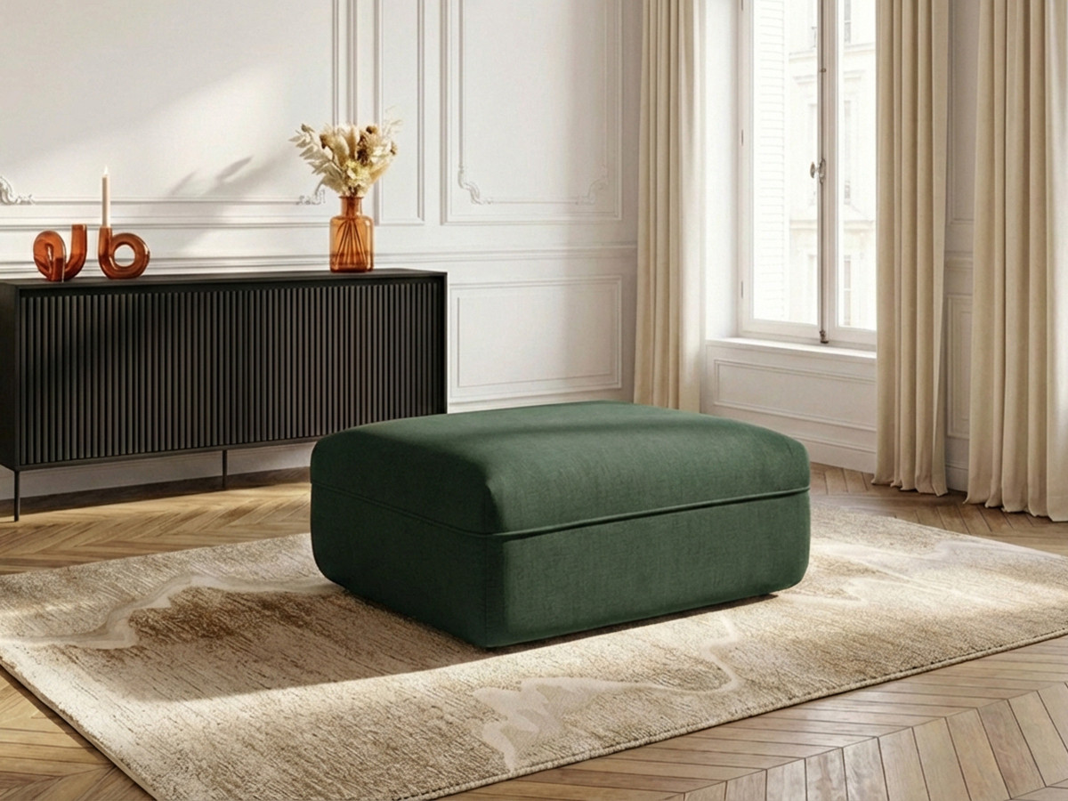 Bobochic Luigi Pouf Strukturstoff Grün