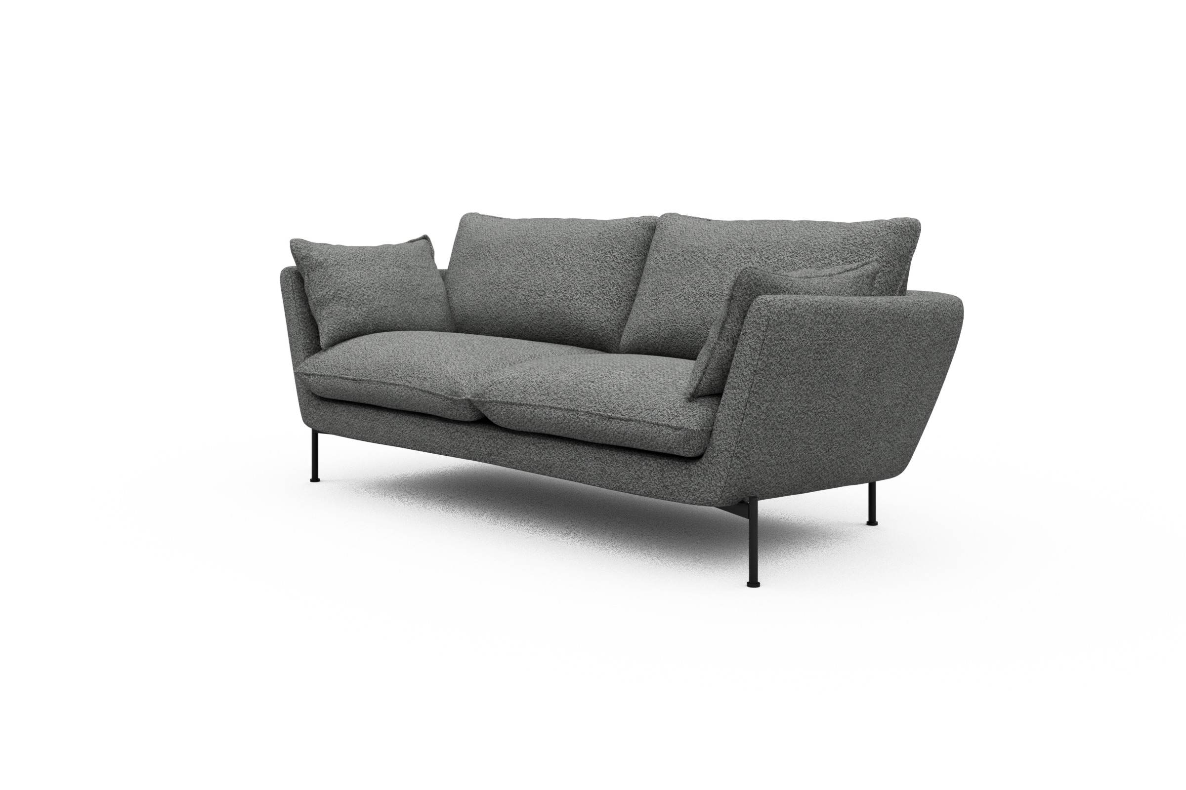 Sofa Anton 2-Sitzer Vanora-Warm-Grey
