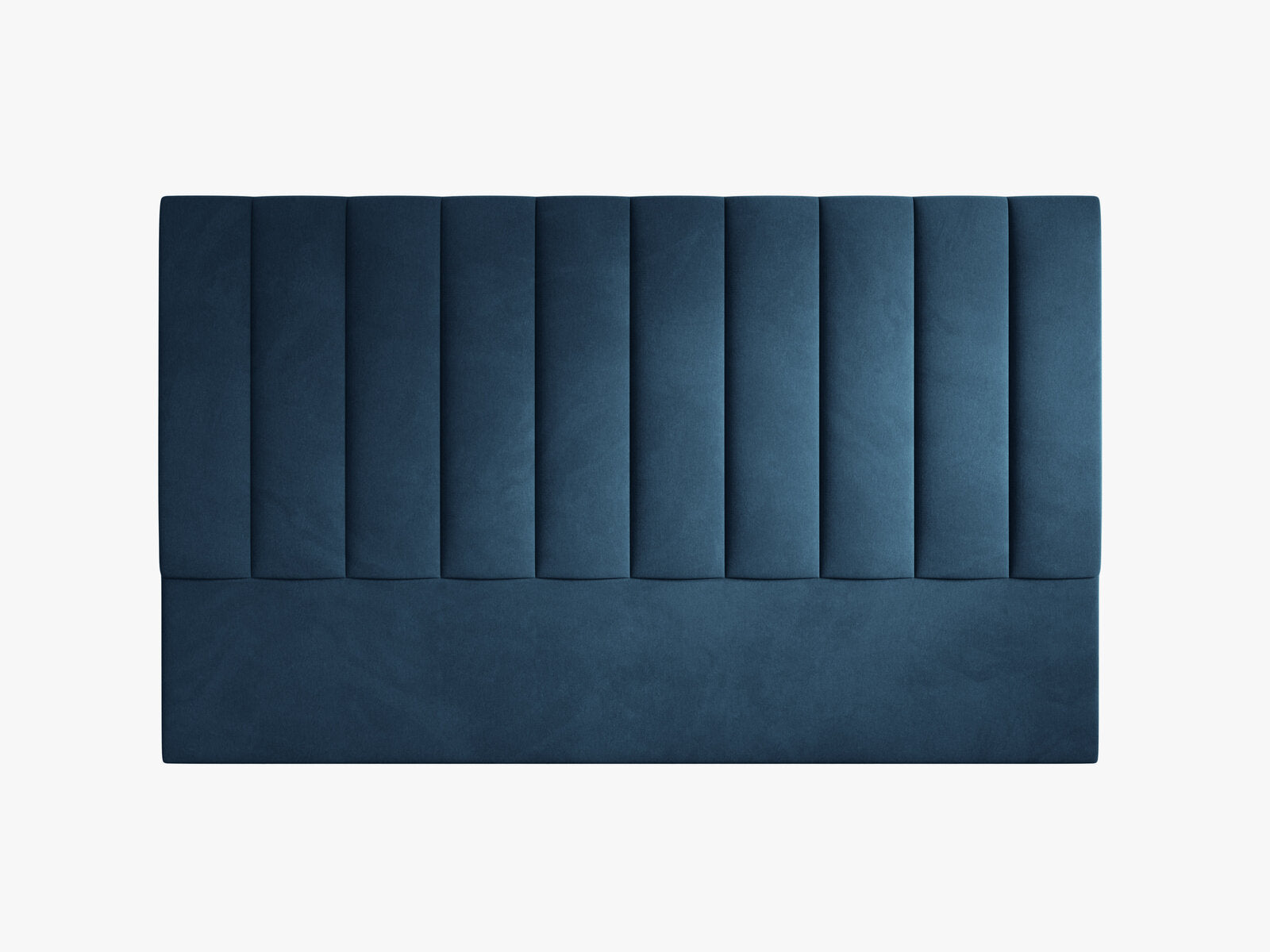 Micadoni Marl Polster-Kopfteil Samt Magic Velvet Marineblau 200x120