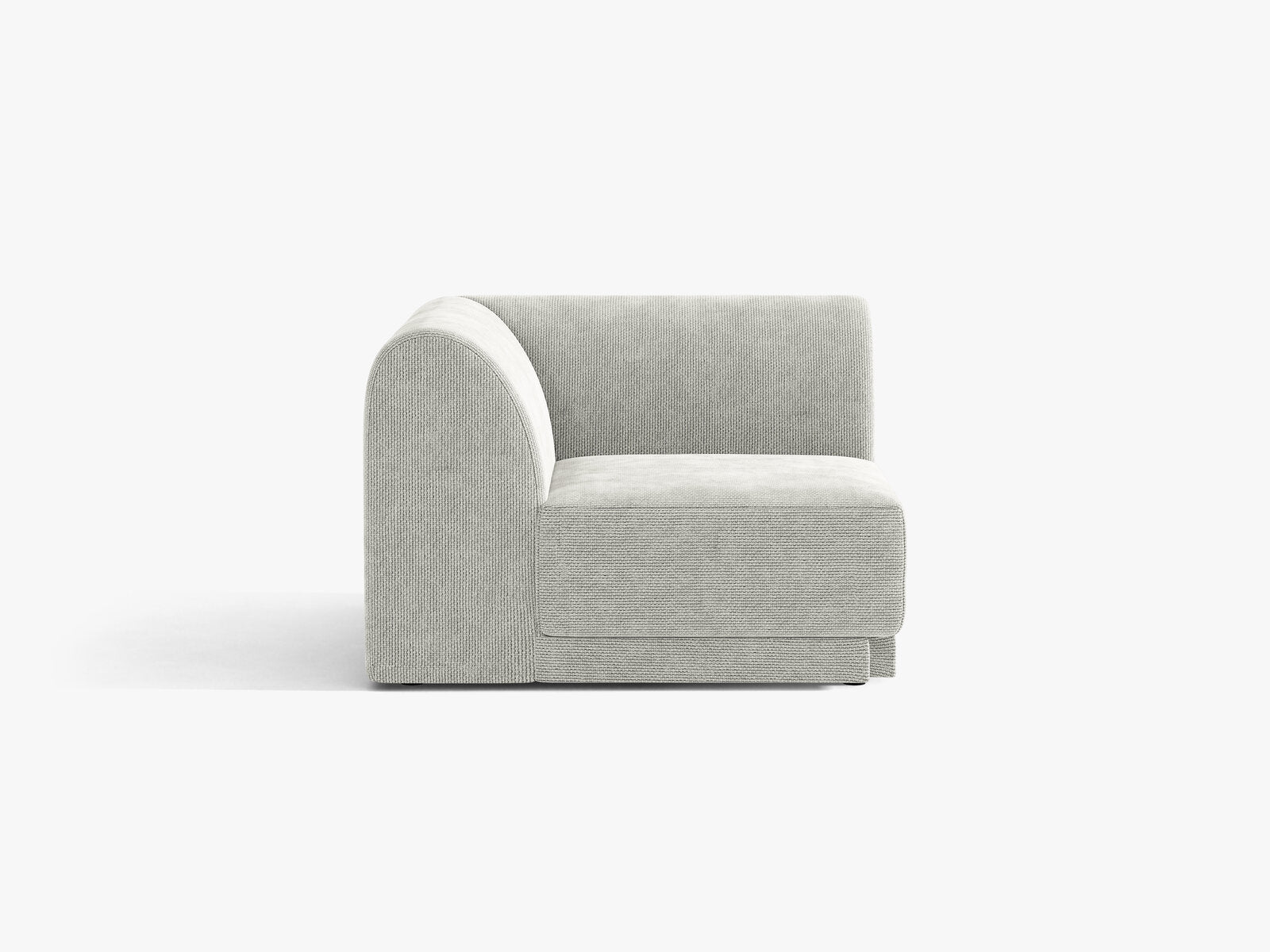 Micadoni Modul Ecke Miley Chenille Eden Silber