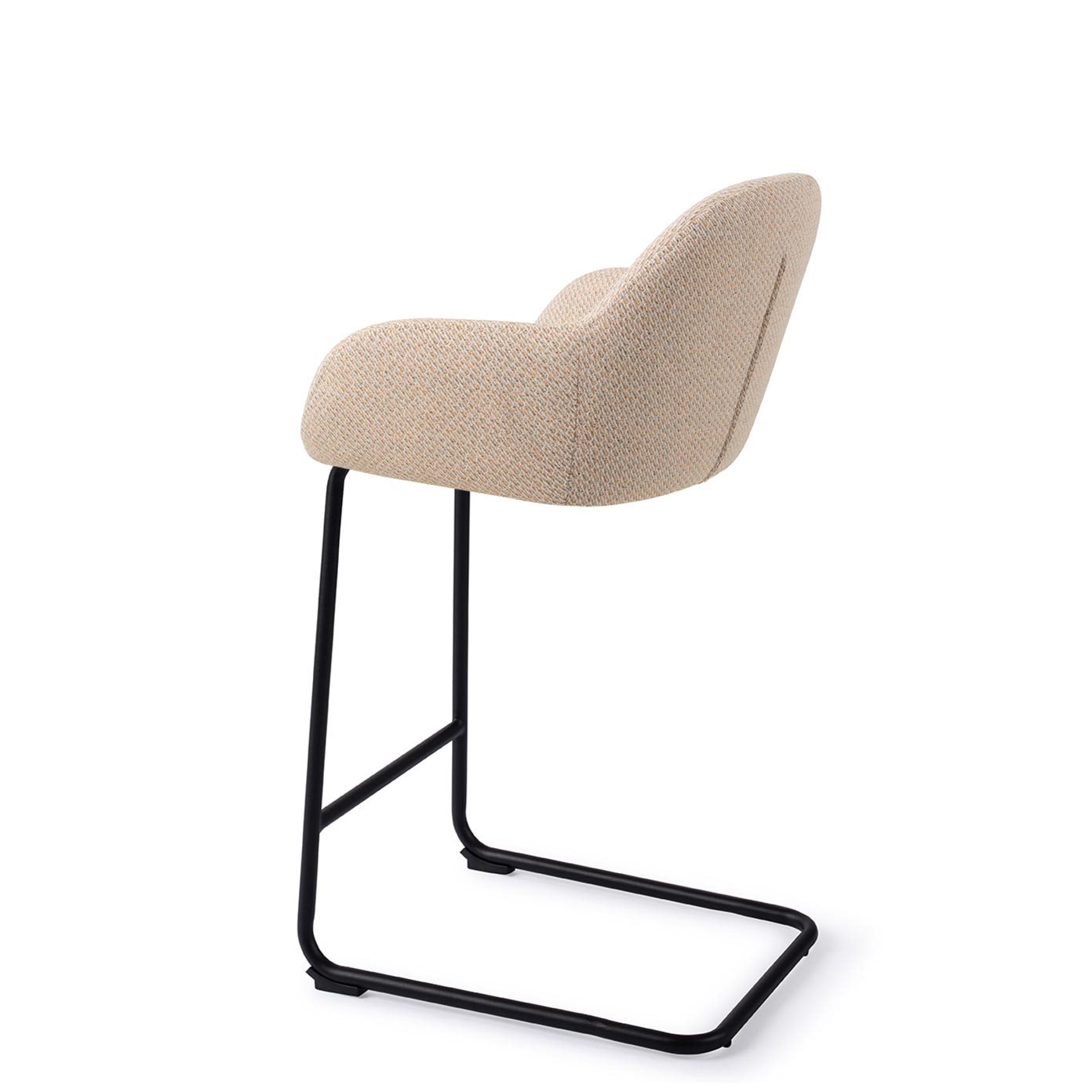 Jesper Home Barhocker Kushi Trouty-Tinge Arch Schwarz Barhöhe (75cm)