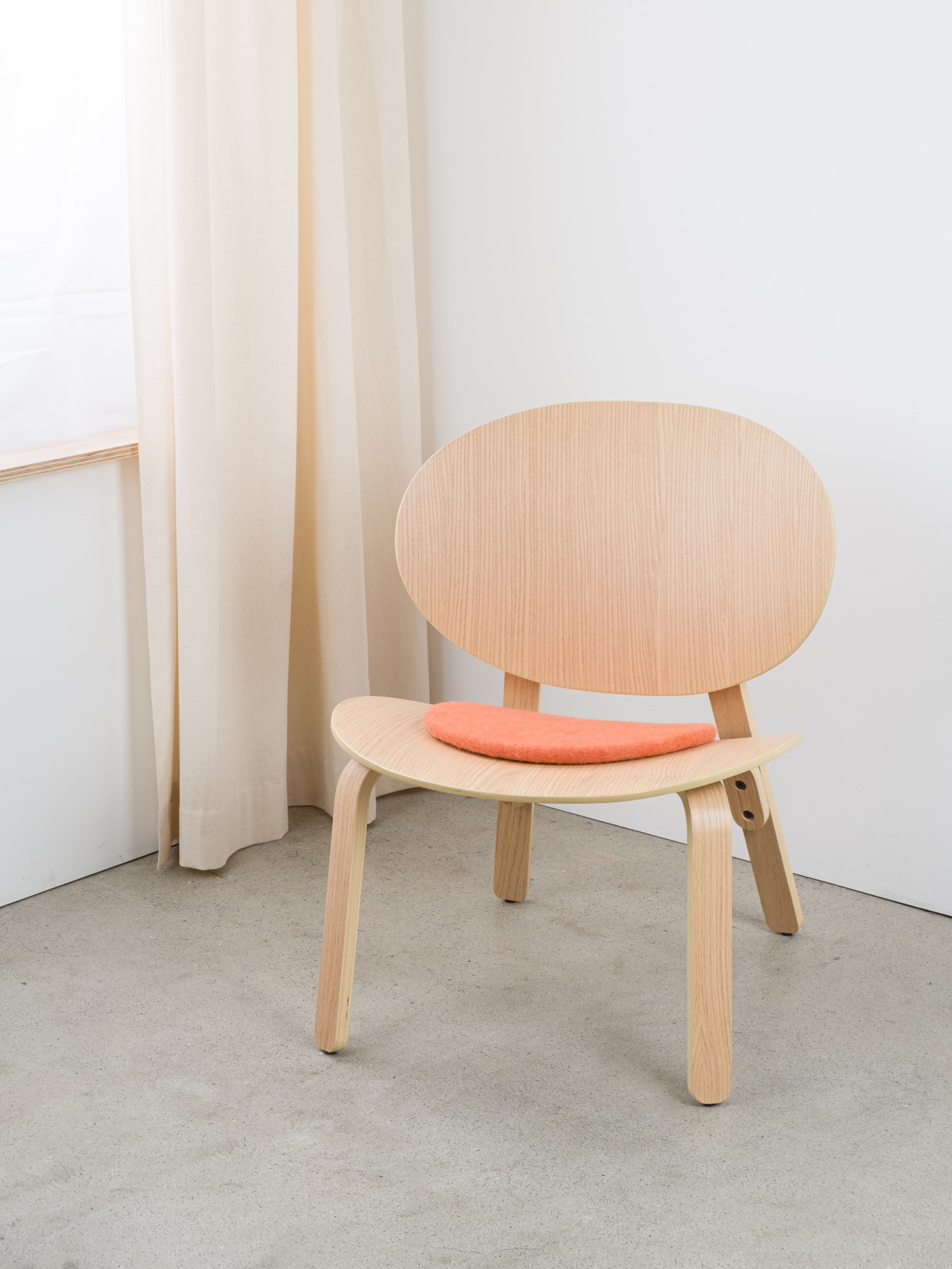 myfelt Lea - Flache Sitzauflage rund