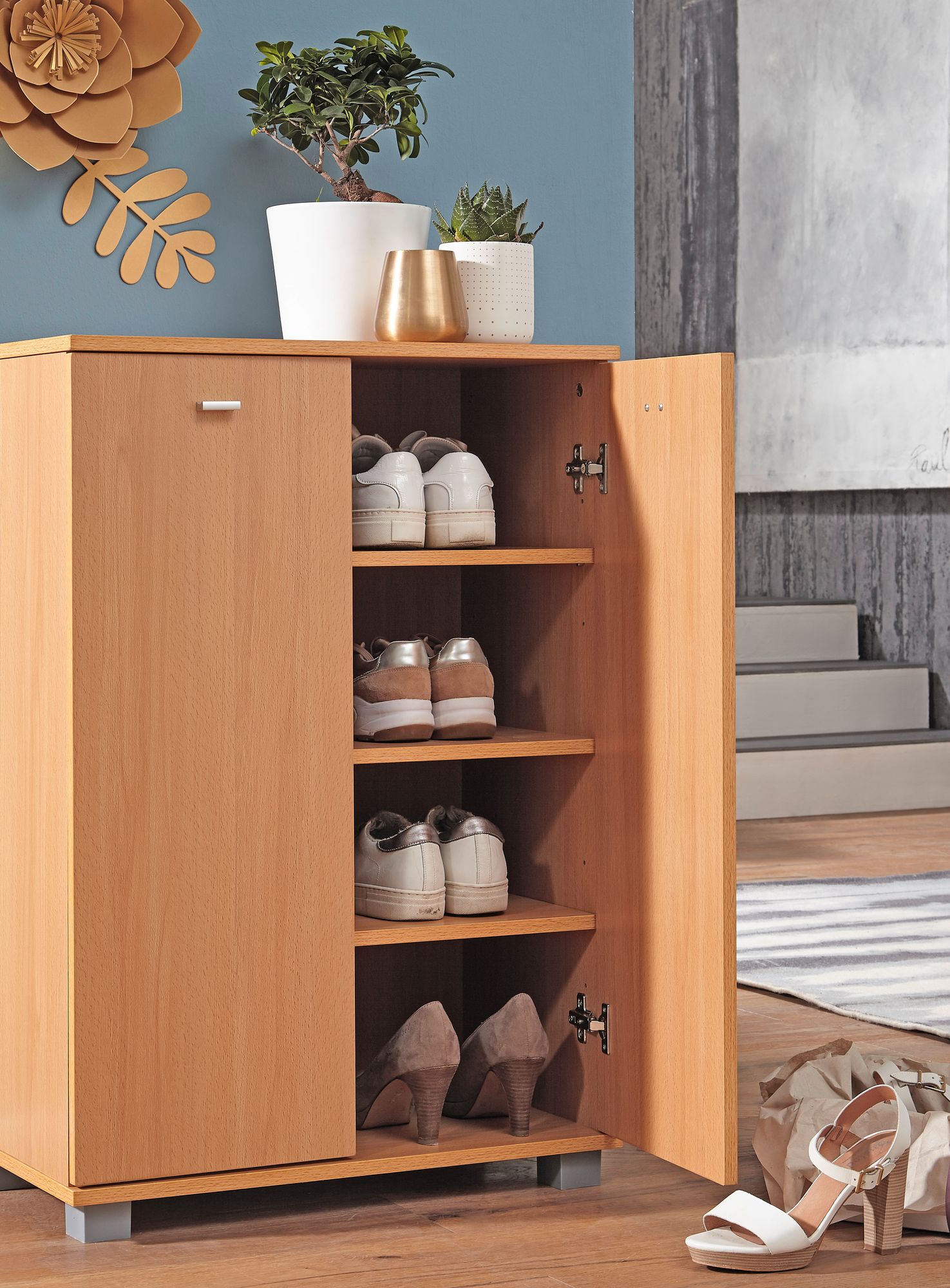 Schuhschrank Bremnes Braun 60 × 35 × 90 cm