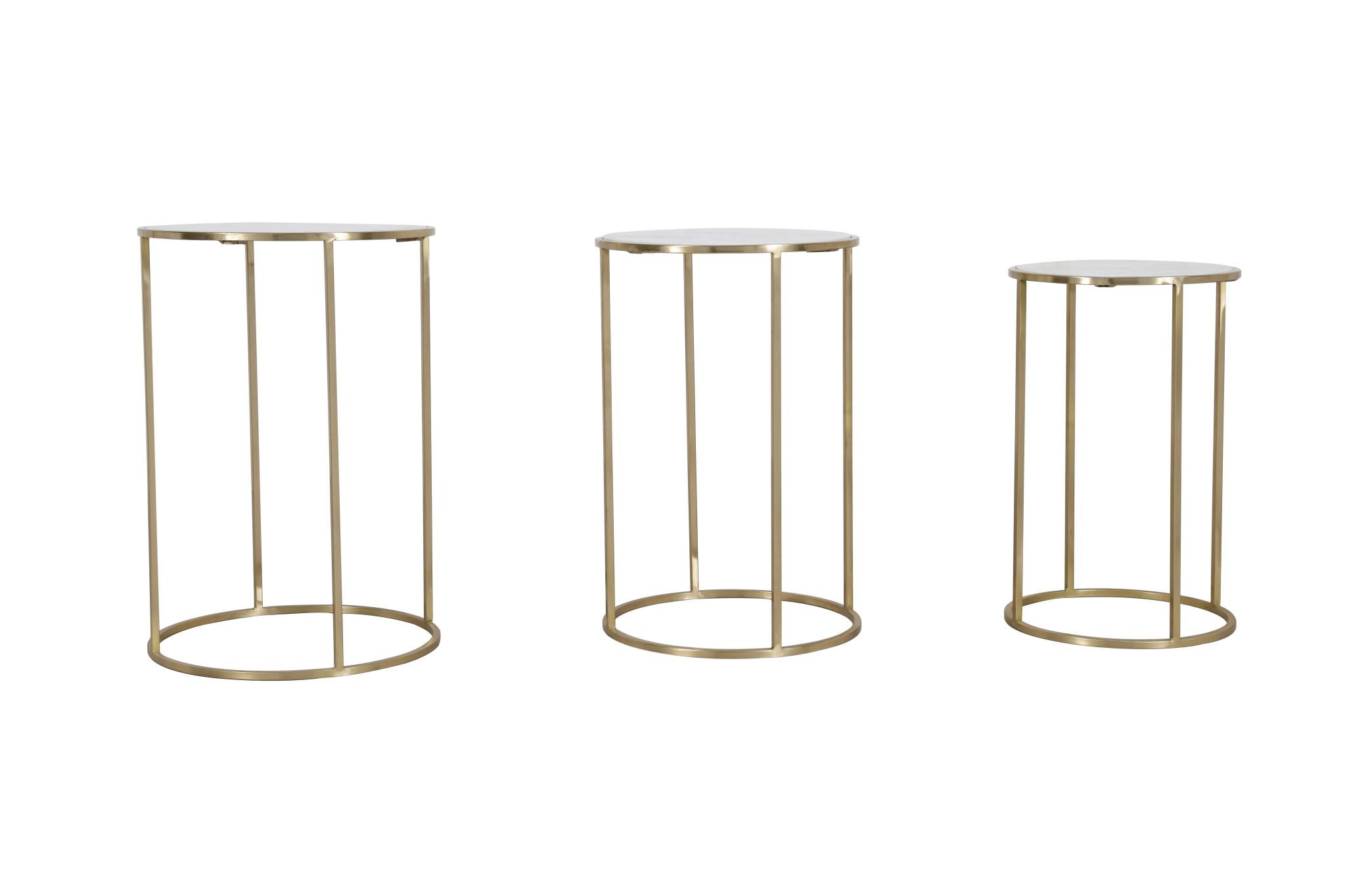 Livin Hill Tischsatz rund Avola Gold AV2130-39