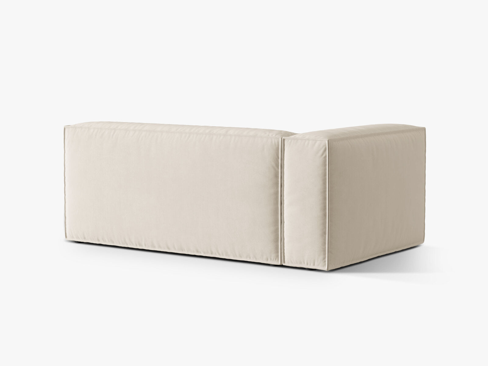 Micadoni Modul Nuria Groß 3-Sitzer Links Samt Beige