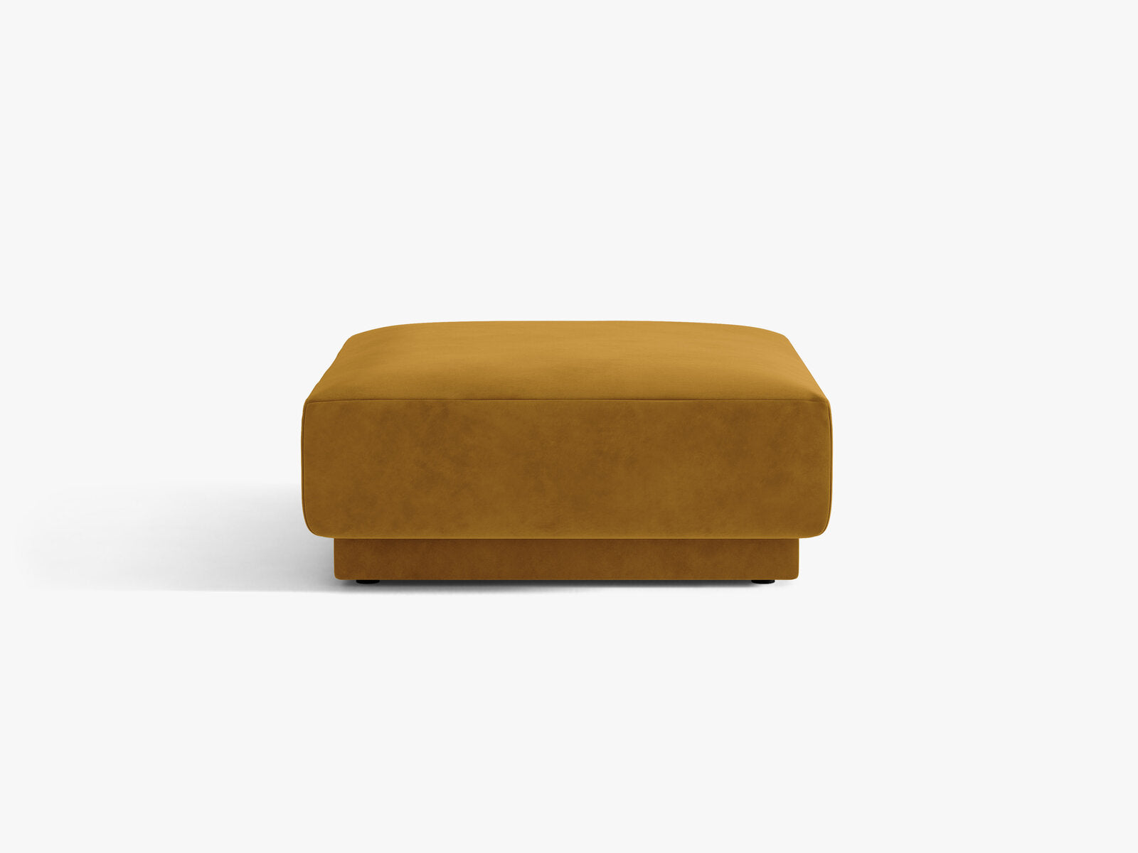 Micadoni Hocker Miley 1-Sitzer Samt Bluvel Gelb