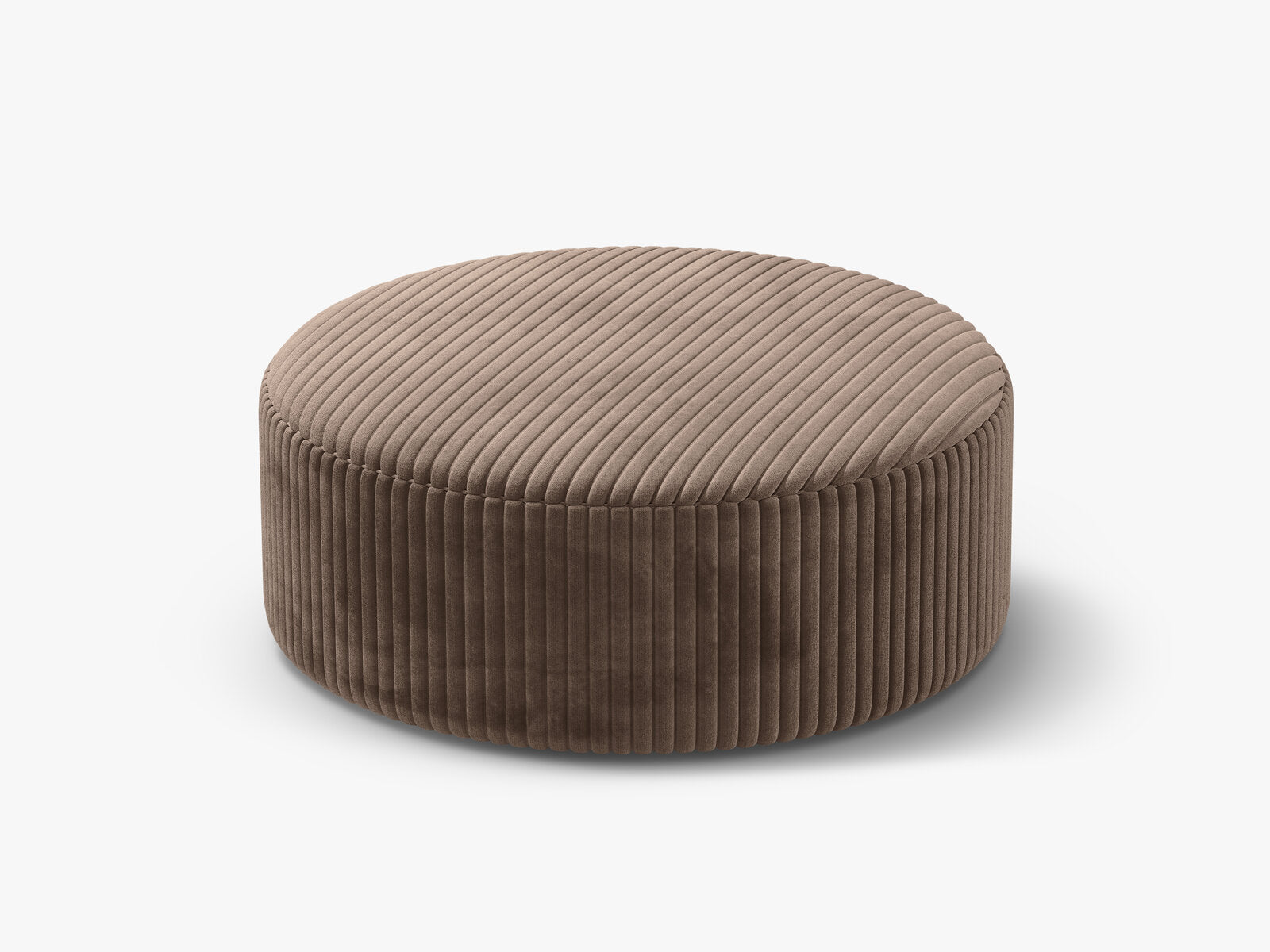 Micadoni Pouf Dia 90cm Kord Tilia Eichel