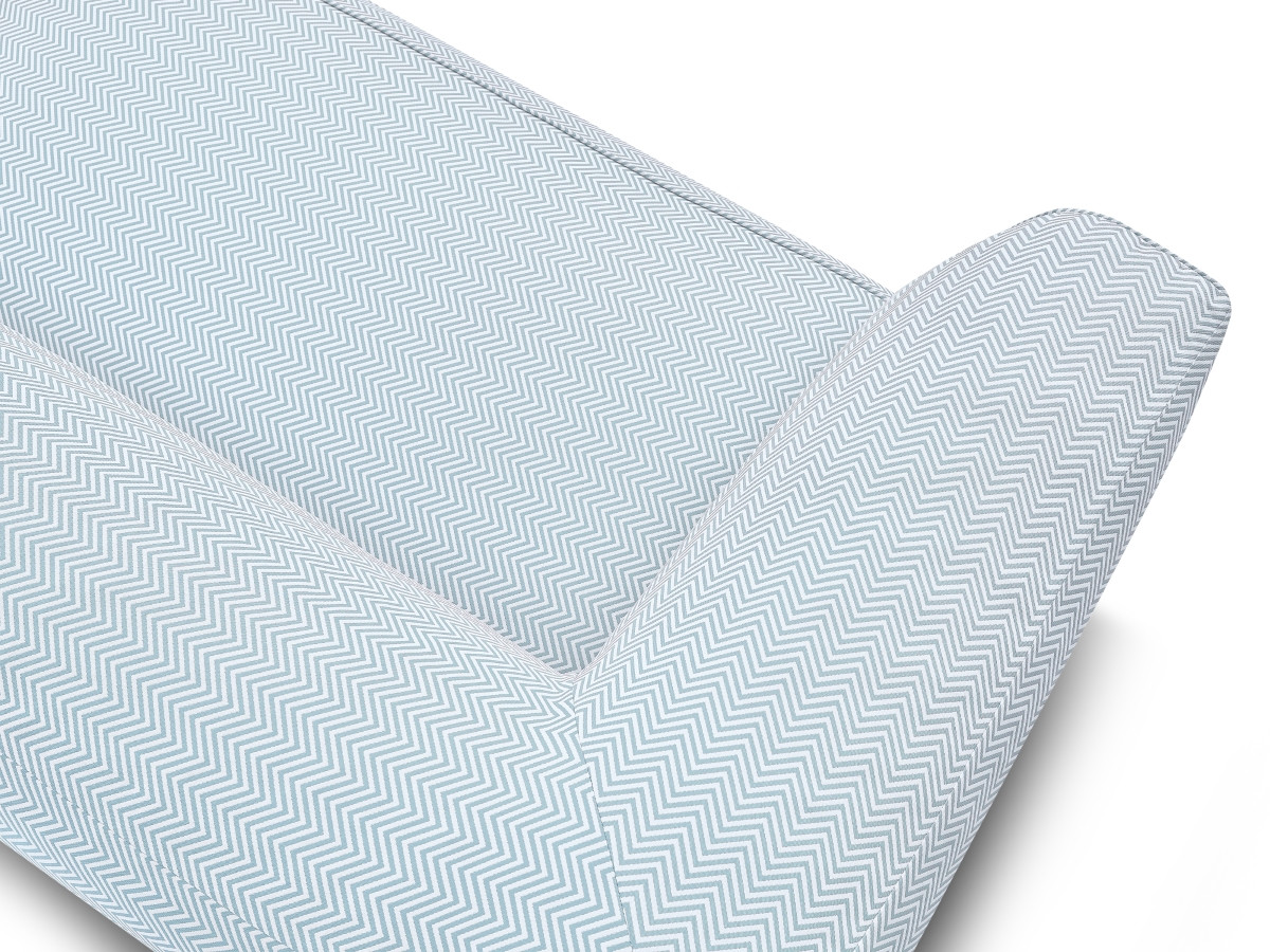 Bobochic Nour Gartensofa 2-Sitzer Stoff Hellblau