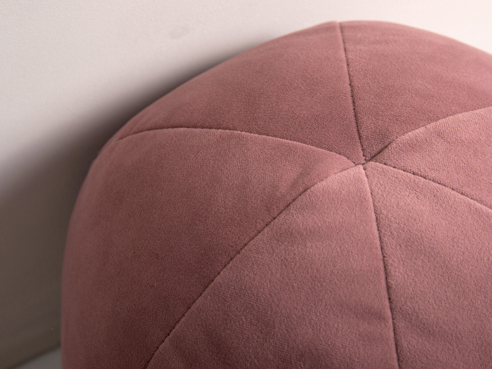 Micadoni Kissen Ball Samt Rosa
