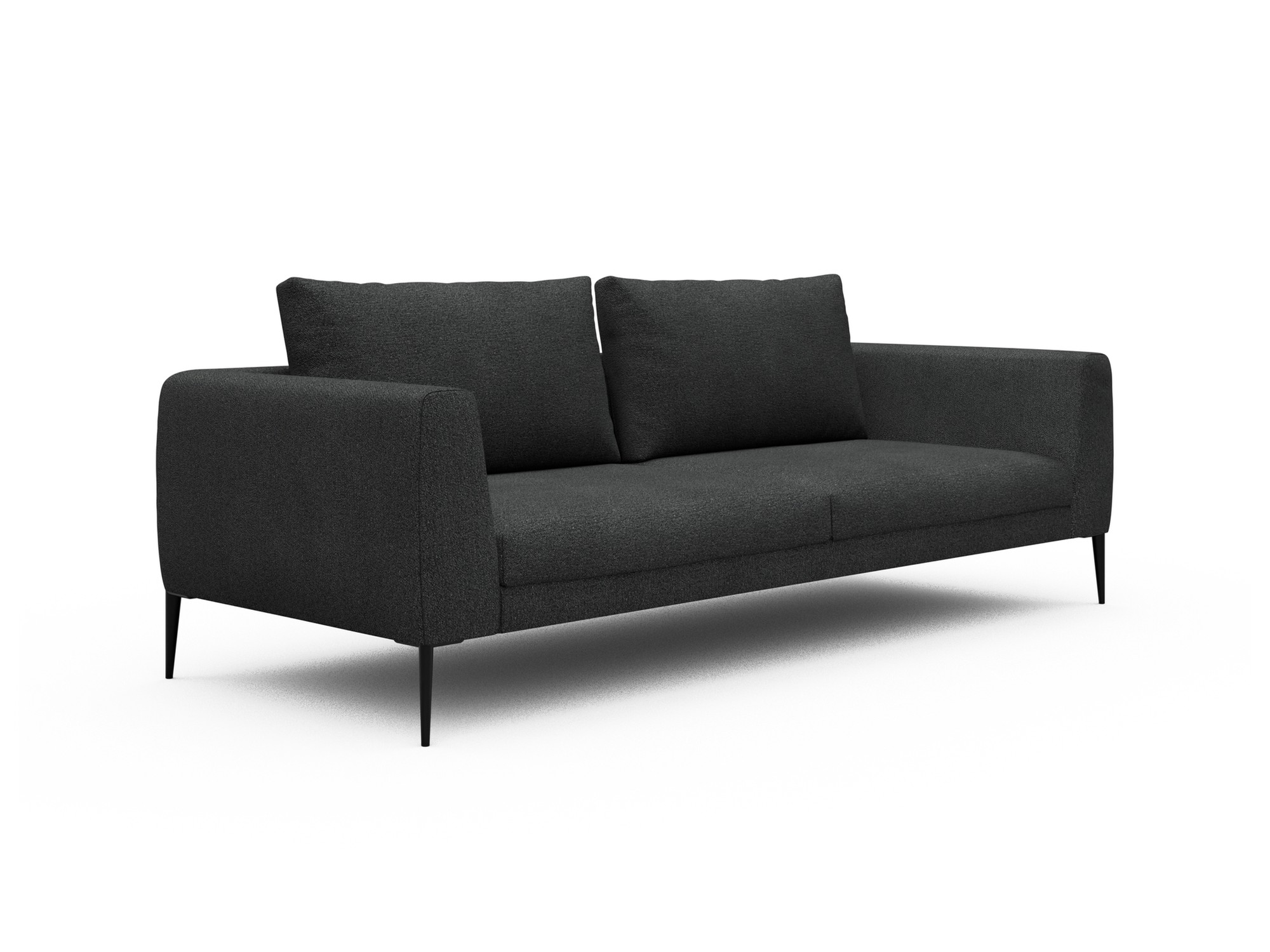 Skandi Home Sofa Paul 3-Sitzer Boucle-Charcoal moebelfaktor