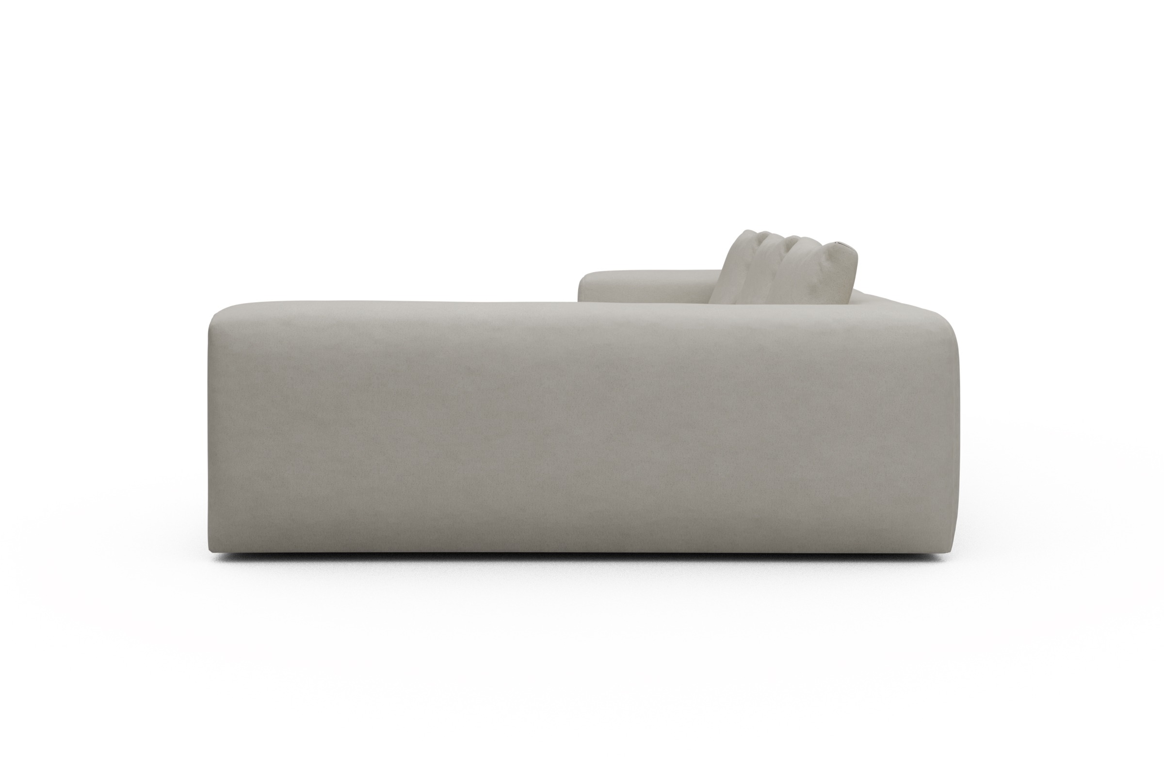 Ecksofa Fred 2x 2,5-Sitzer rechts offen Denari-Clean-Beige