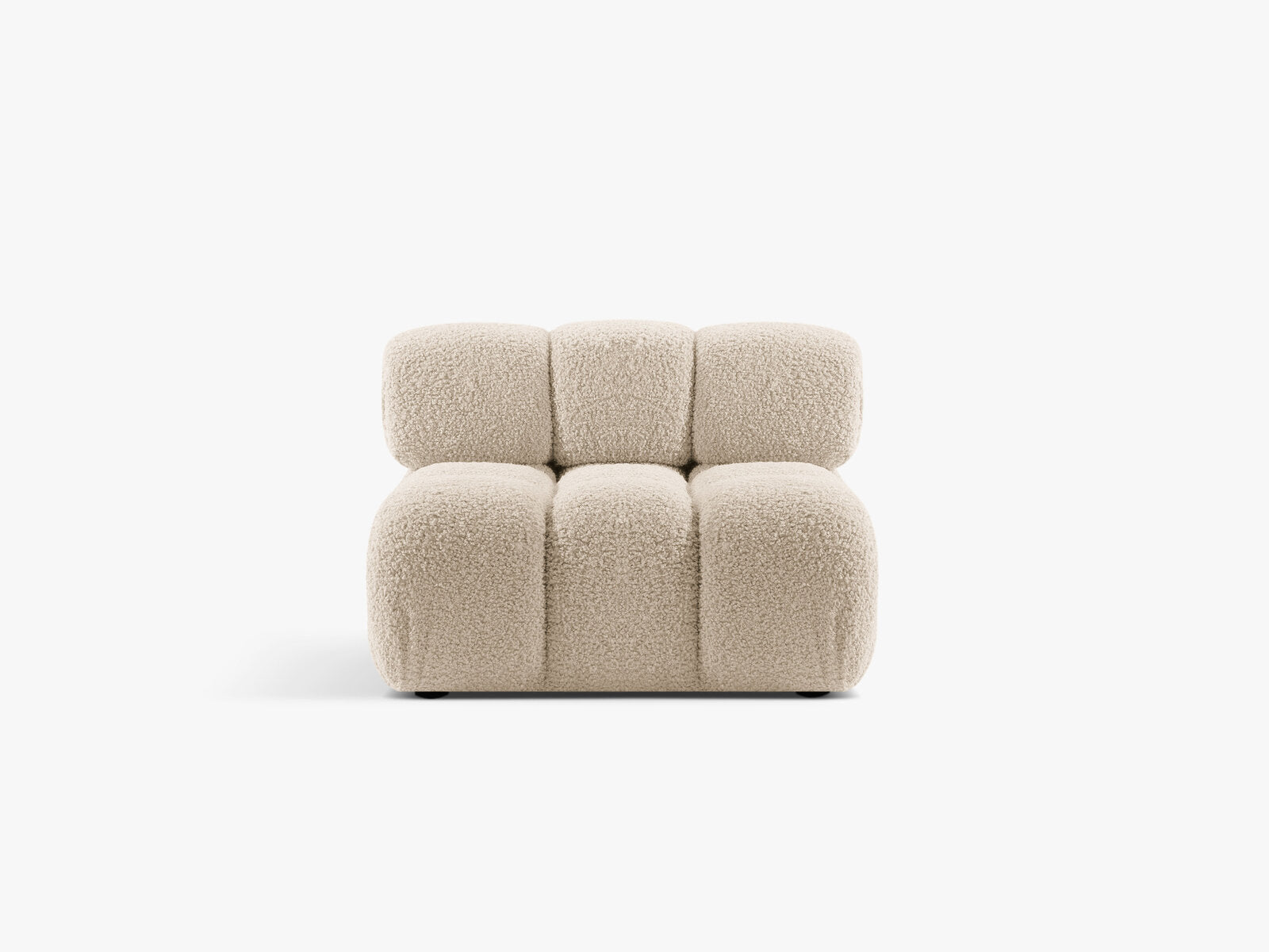 Micadoni Armloses Modul Bellis Boucle Rolf Helles Beige