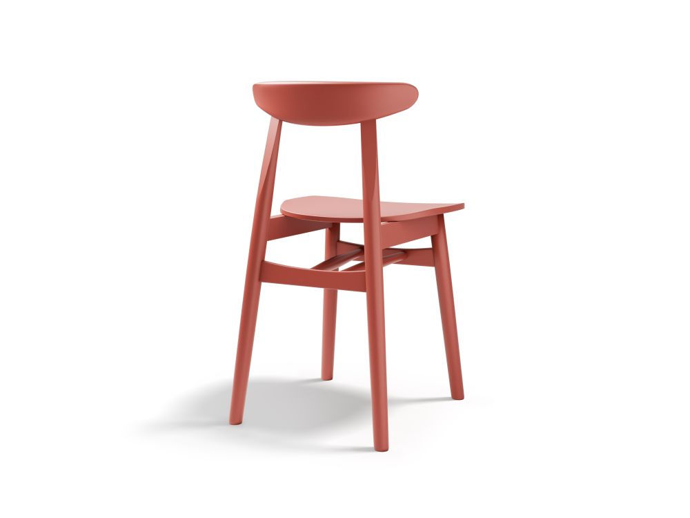 Cosmopolitan Design Stuhl Elie 2er-Set Rosa