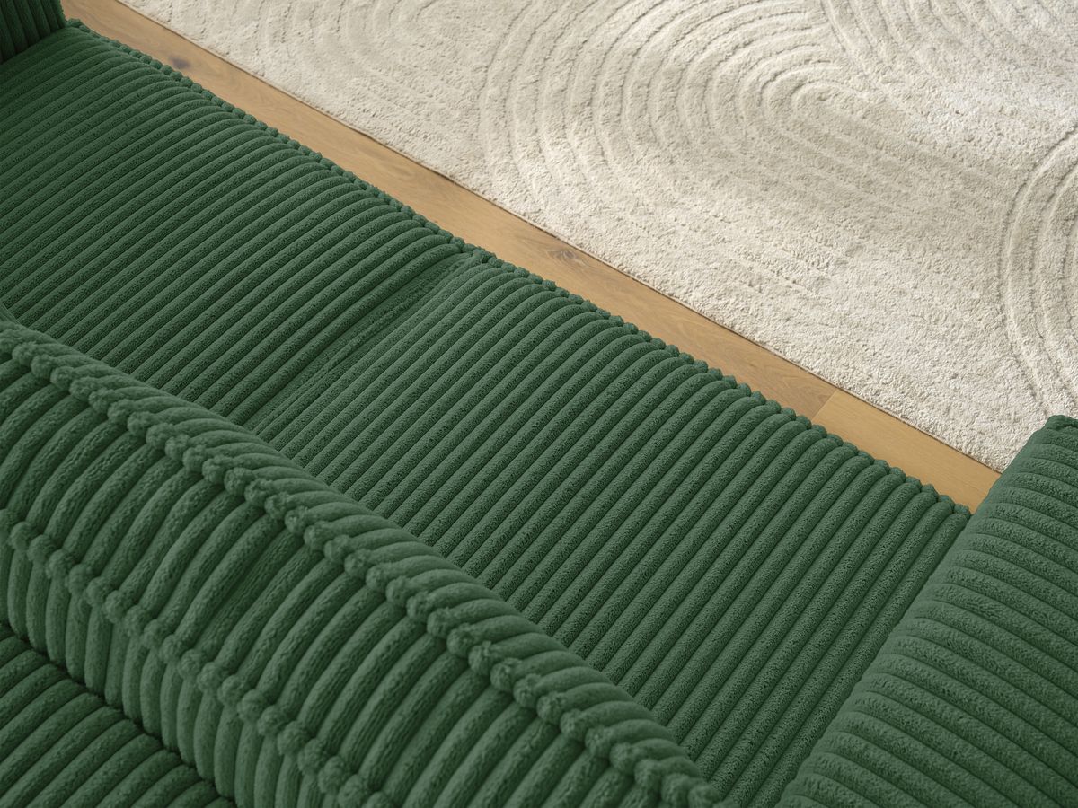 Bobochic Chelsea Sofa 2-Sitzer Breitcord weich Grün