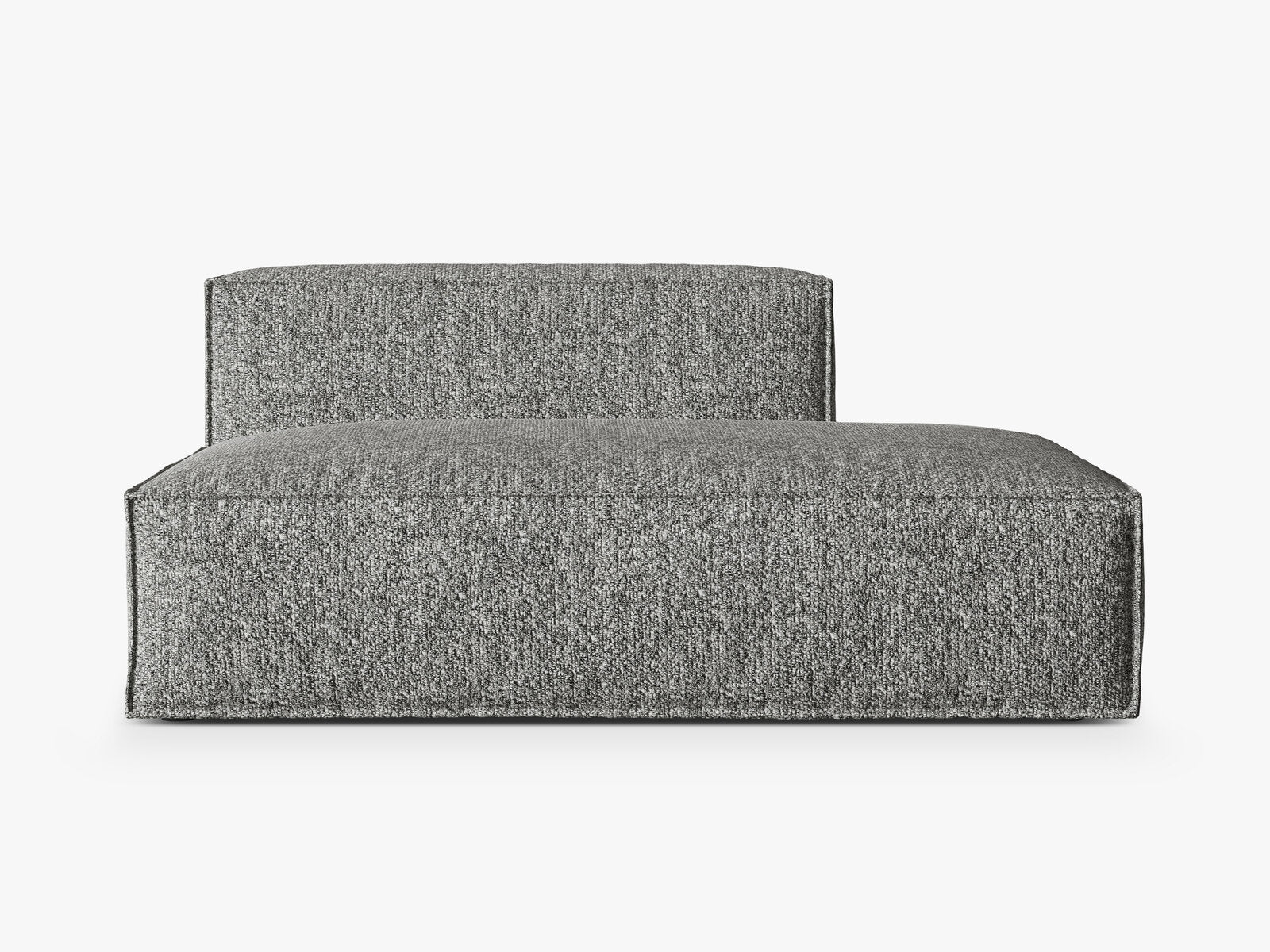 Micadoni Modul Nuria 3-Sitzer Rechts Boucle Graphit