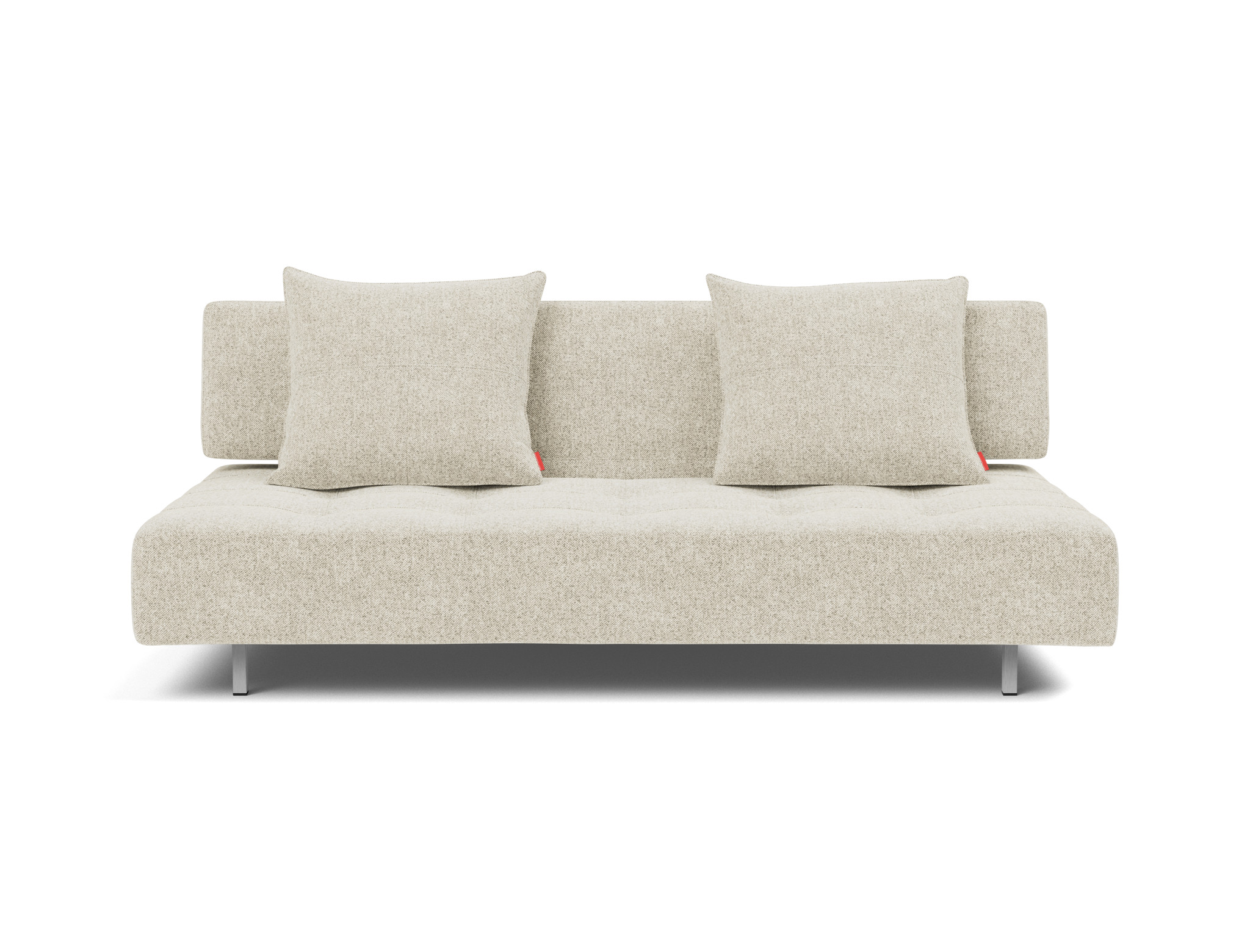 Schlafsofa Long Horn D.E.L. Strukturierter Stoff Taura 357-Off-White