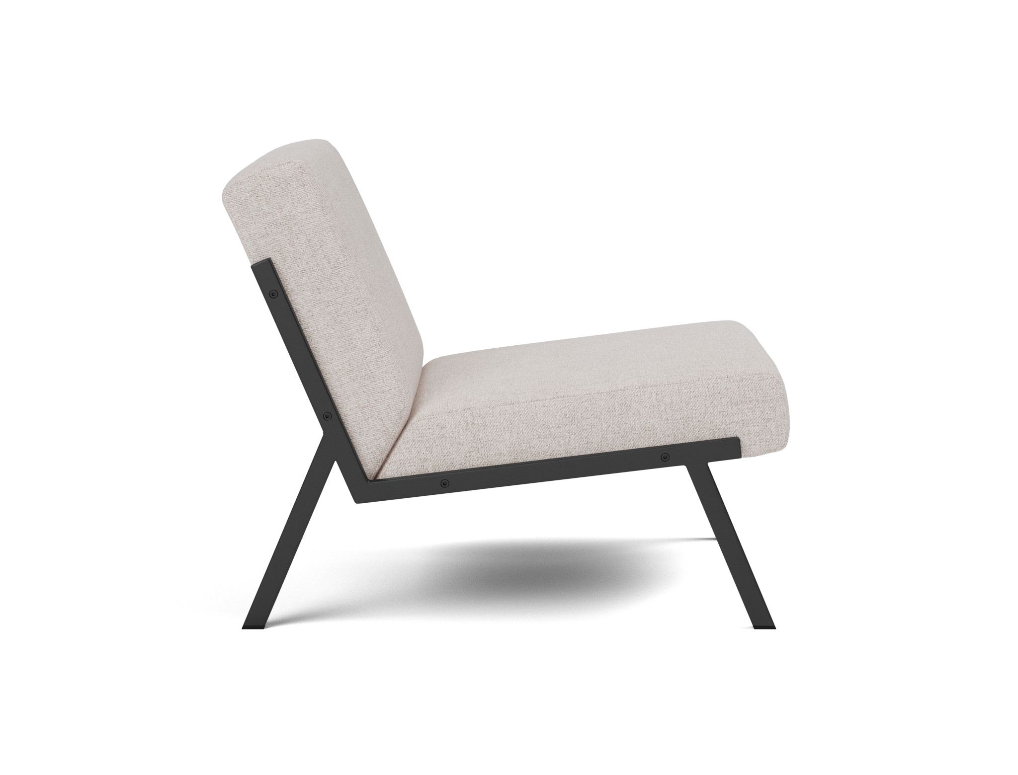 Sessel Vikko Strukturierter Stoff Weda 300-Weda-Sand