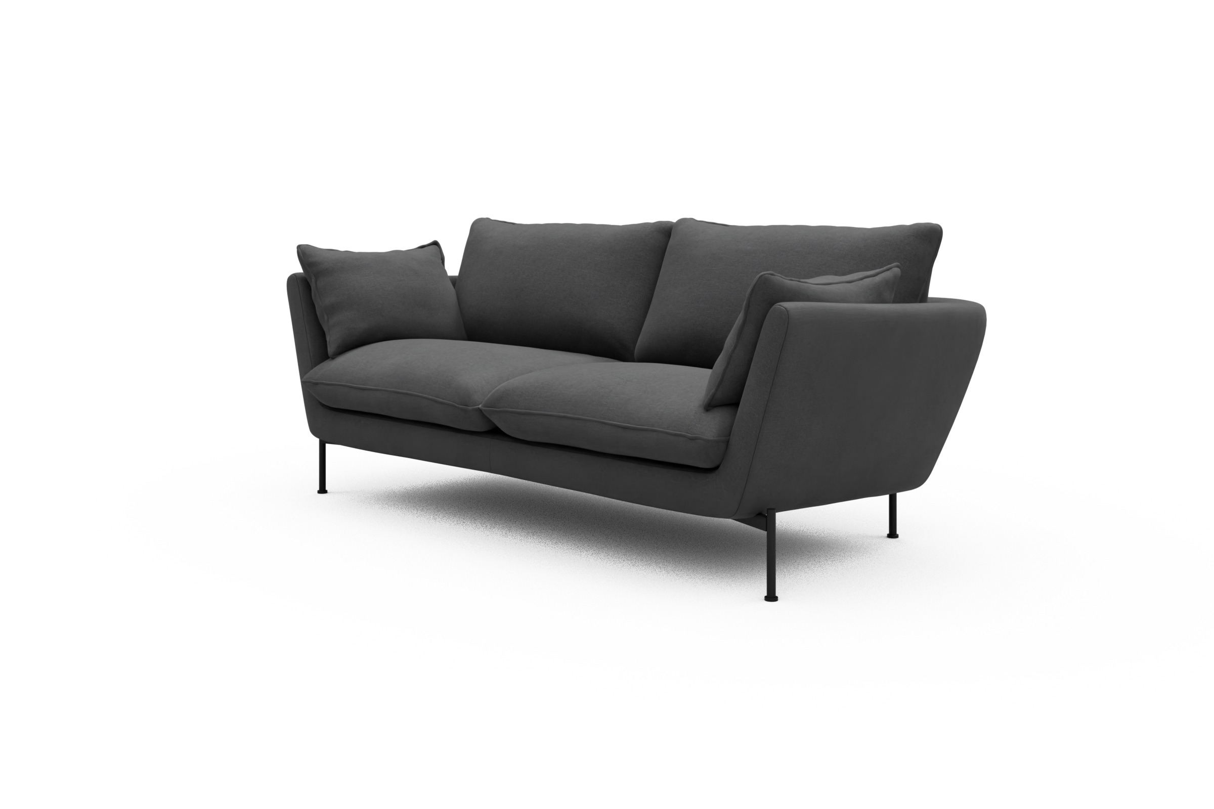 Sofa Anton 2-Sitzer Satya-Zinc
