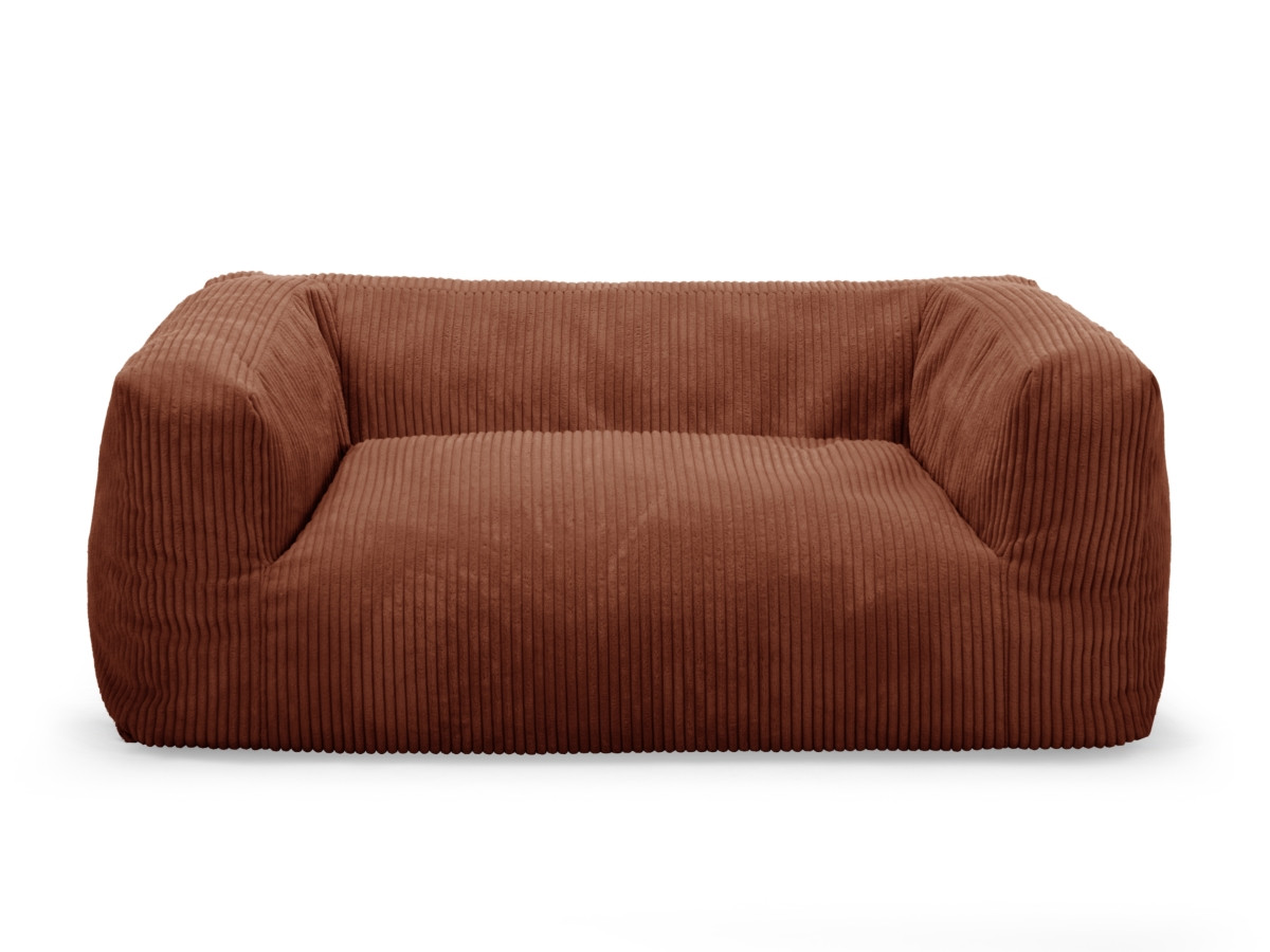 Bobochic Salto Hundekorb Cordsamt Orange, Größe XXL (140 cm)